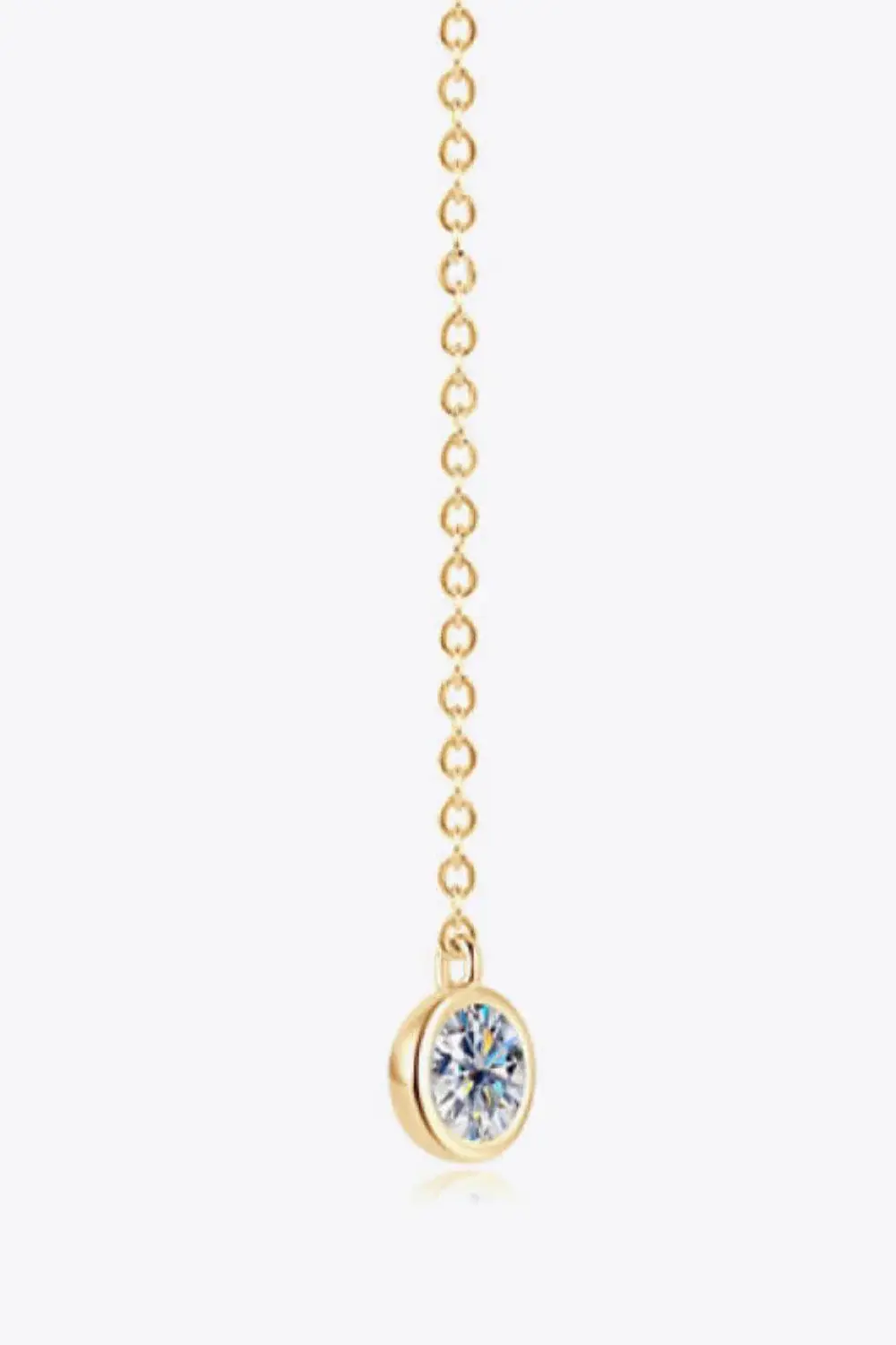 Moissanite Chain Earrings - Image 6