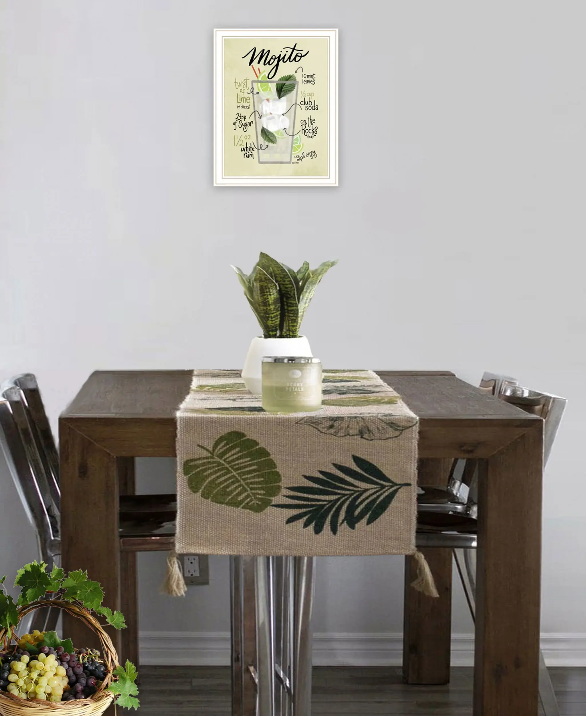 Mojito 2 White Framed Print Wall Art - Image 4