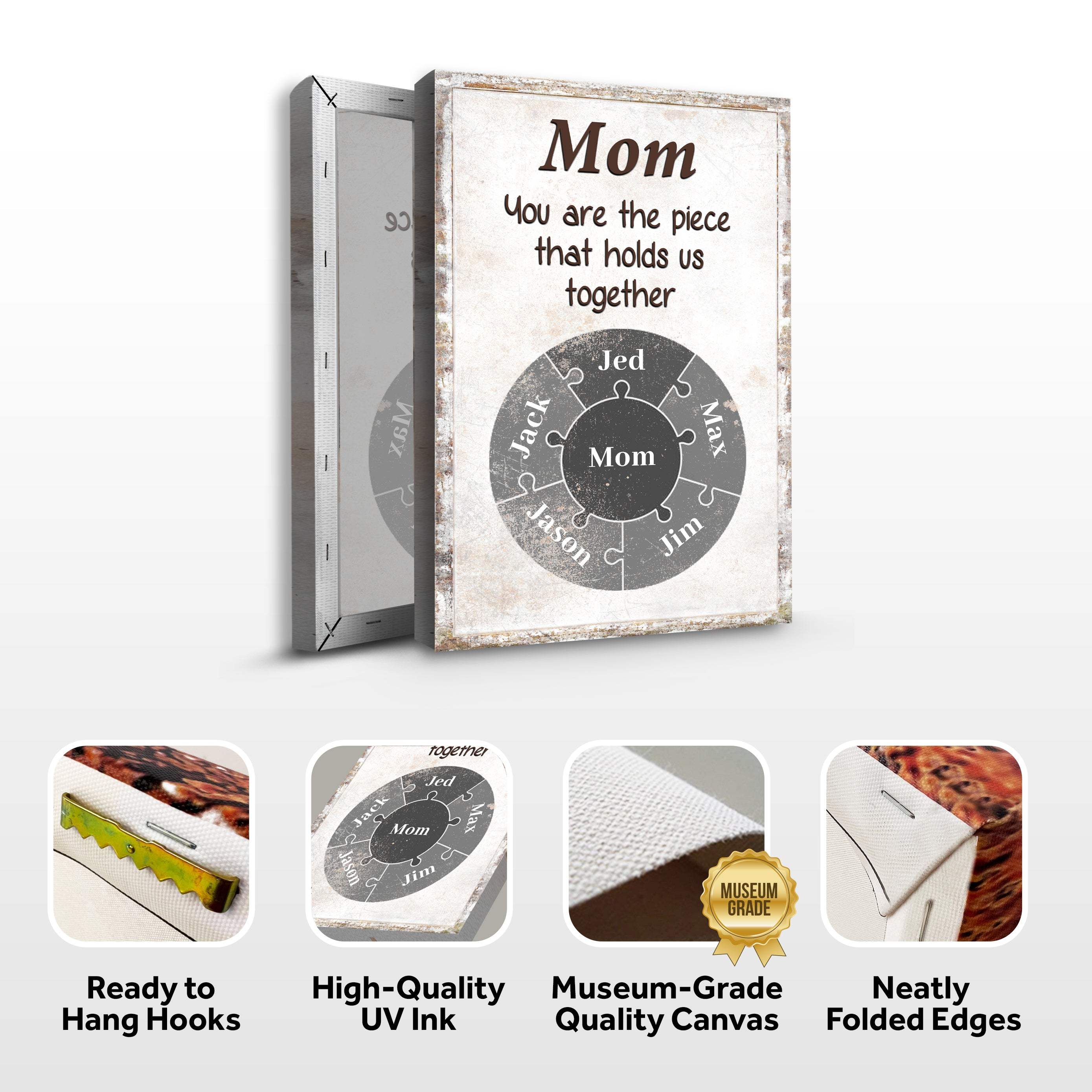 Mom Personalized Puzzle Sign - Image 6
