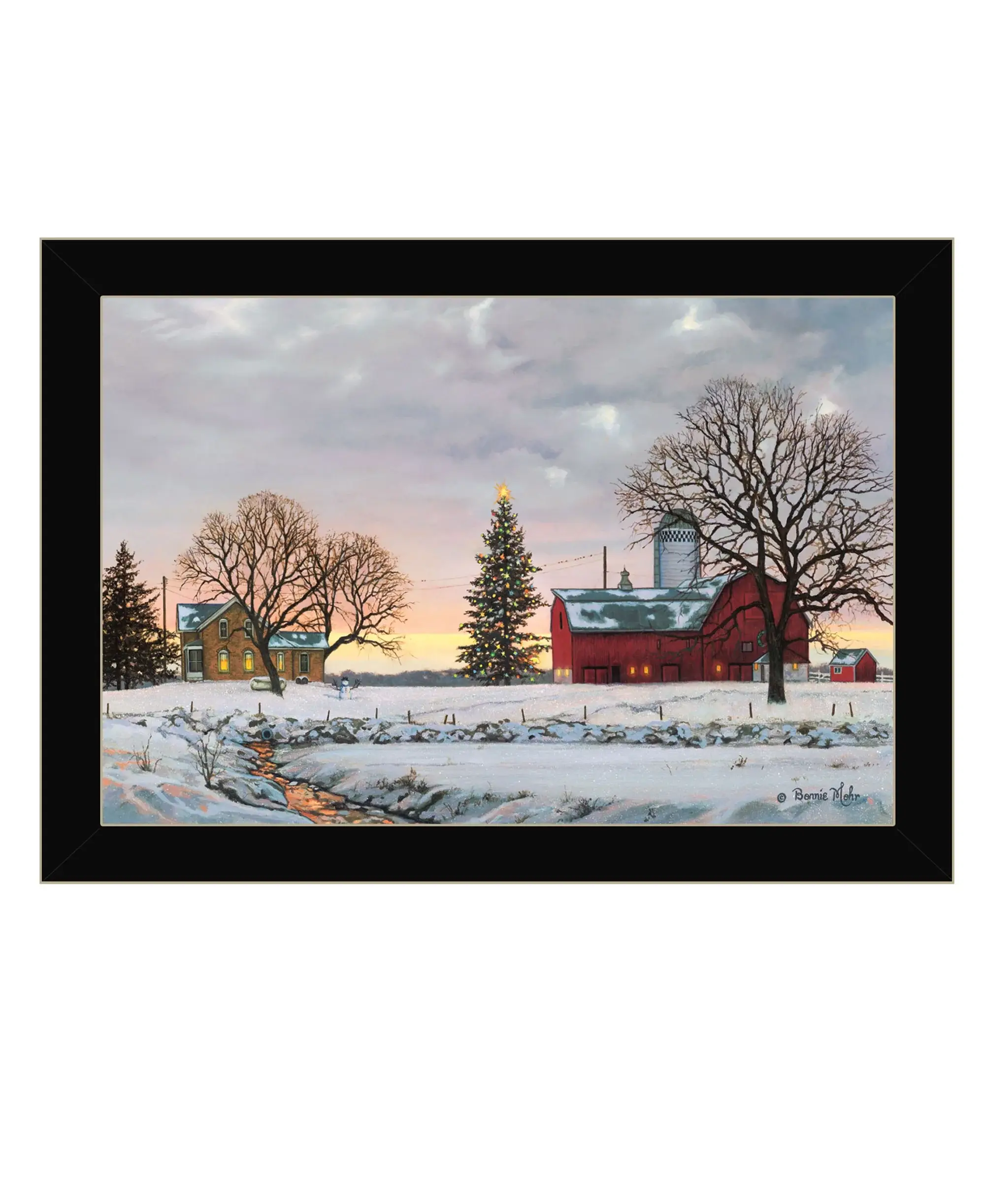 Morning Calls Black Framed Print Wall Art - Image 2