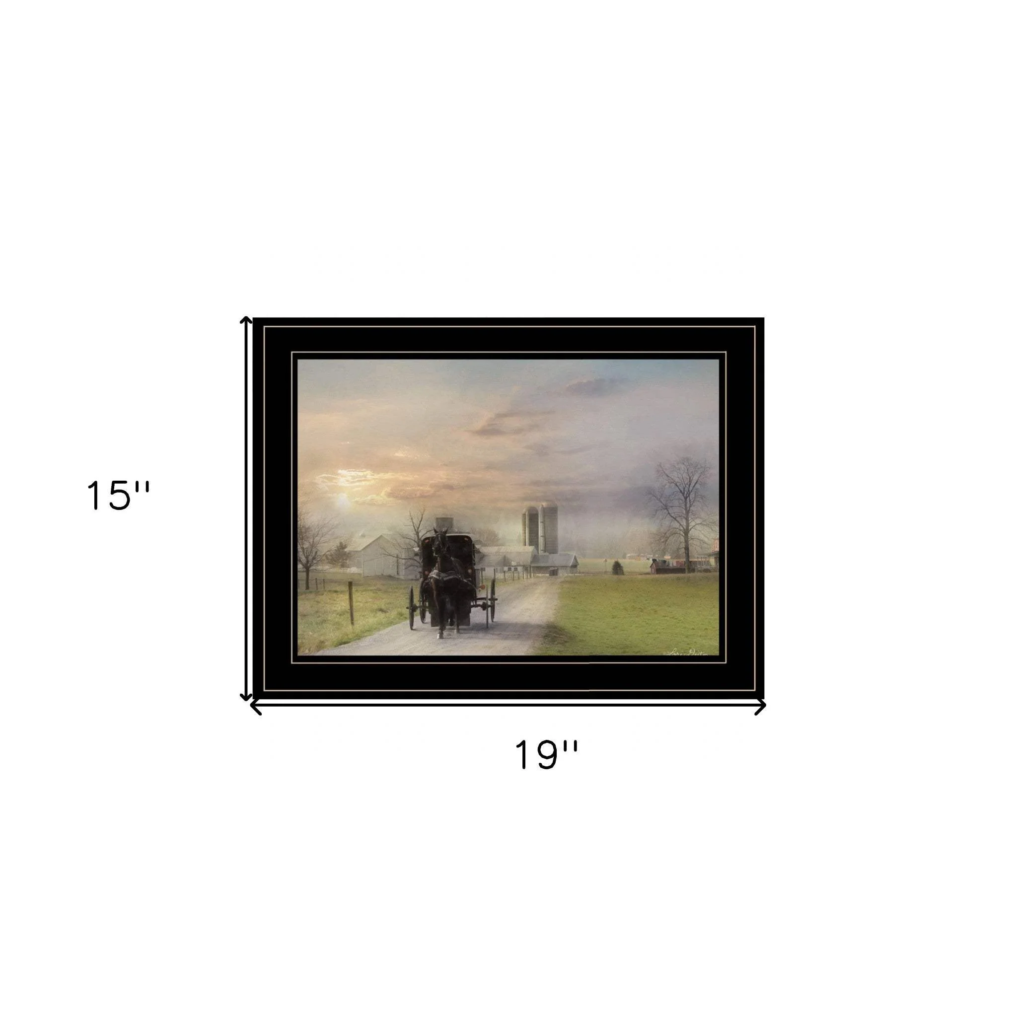 Morning Exercise 3 Black Framed Print Wall Art - Image 6