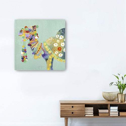 Moroccan Party Camel Unframed Print Wall Art - Image 8