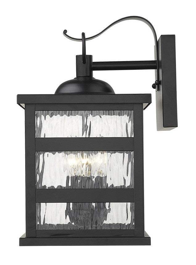 Morris 3-Light Matte Black Wall Light - Image 2