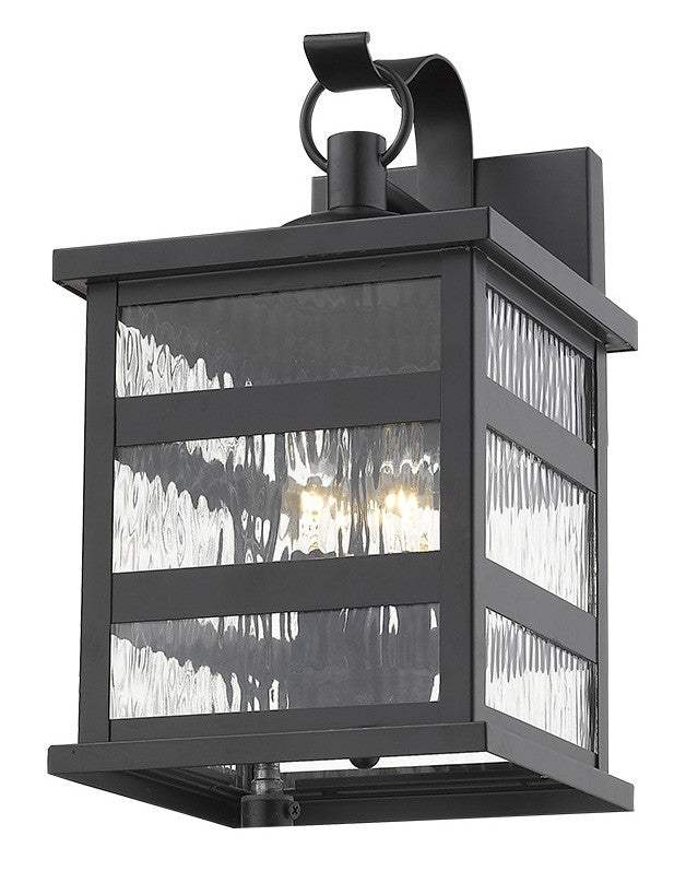 Morris 3-Light Matte Black Wall Light - Image 5