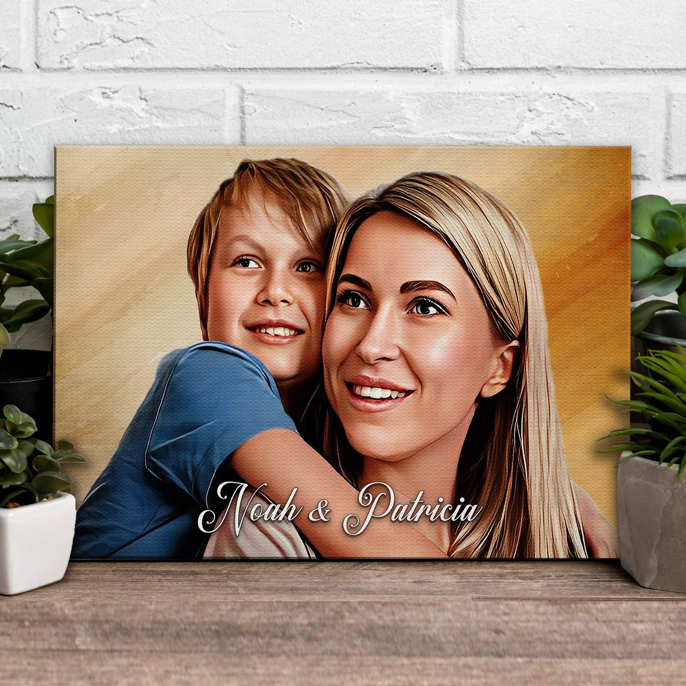 Mother's Day Cartoon Portrait Sign - Image 2
