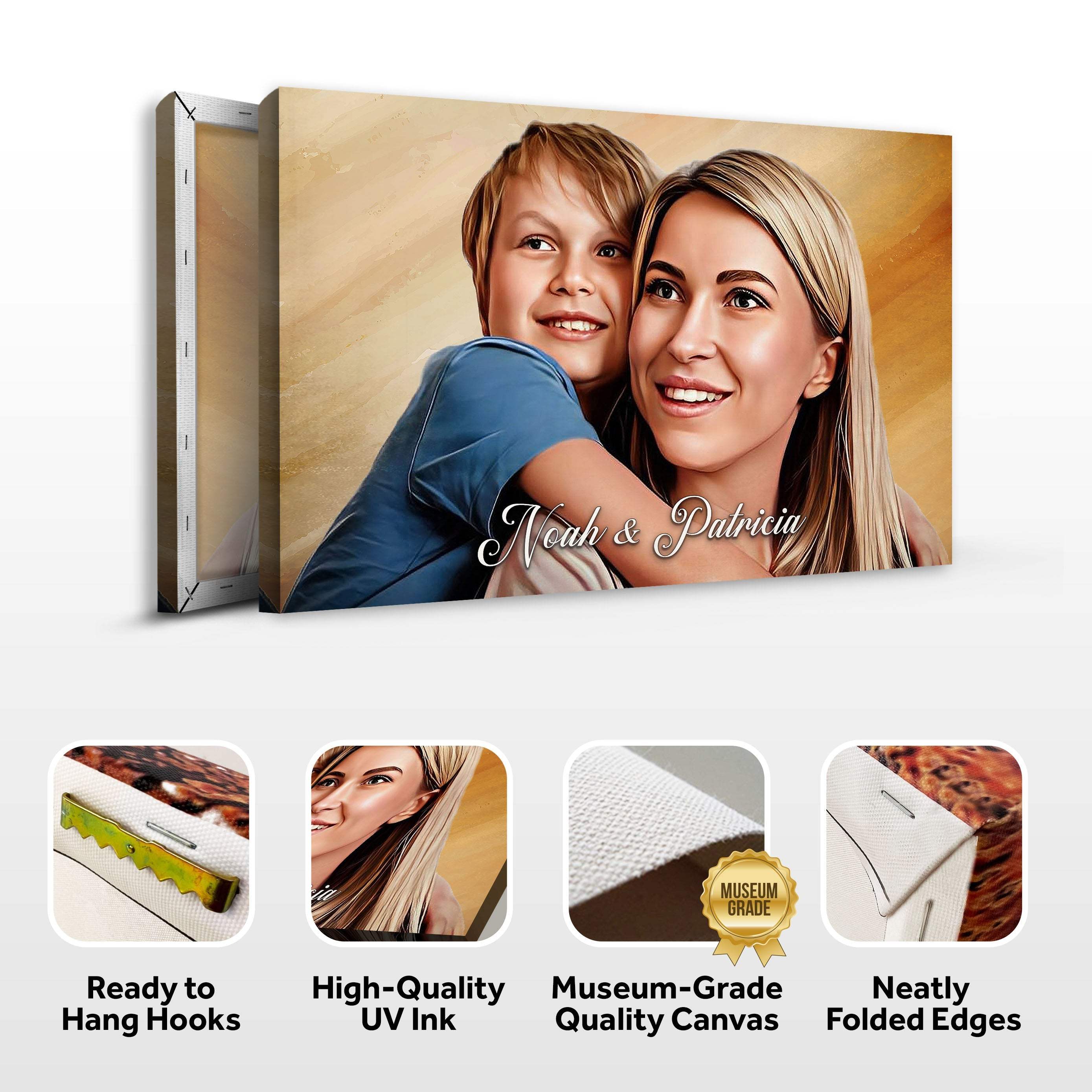 Mother's Day Cartoon Portrait Sign - Image 5