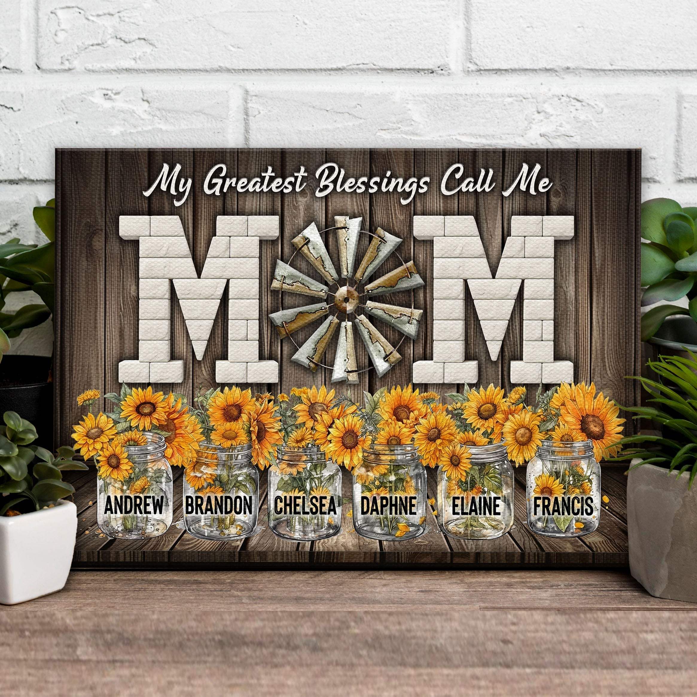 Mother's Day My Greatest Blessings Call Me Mom - Image 3