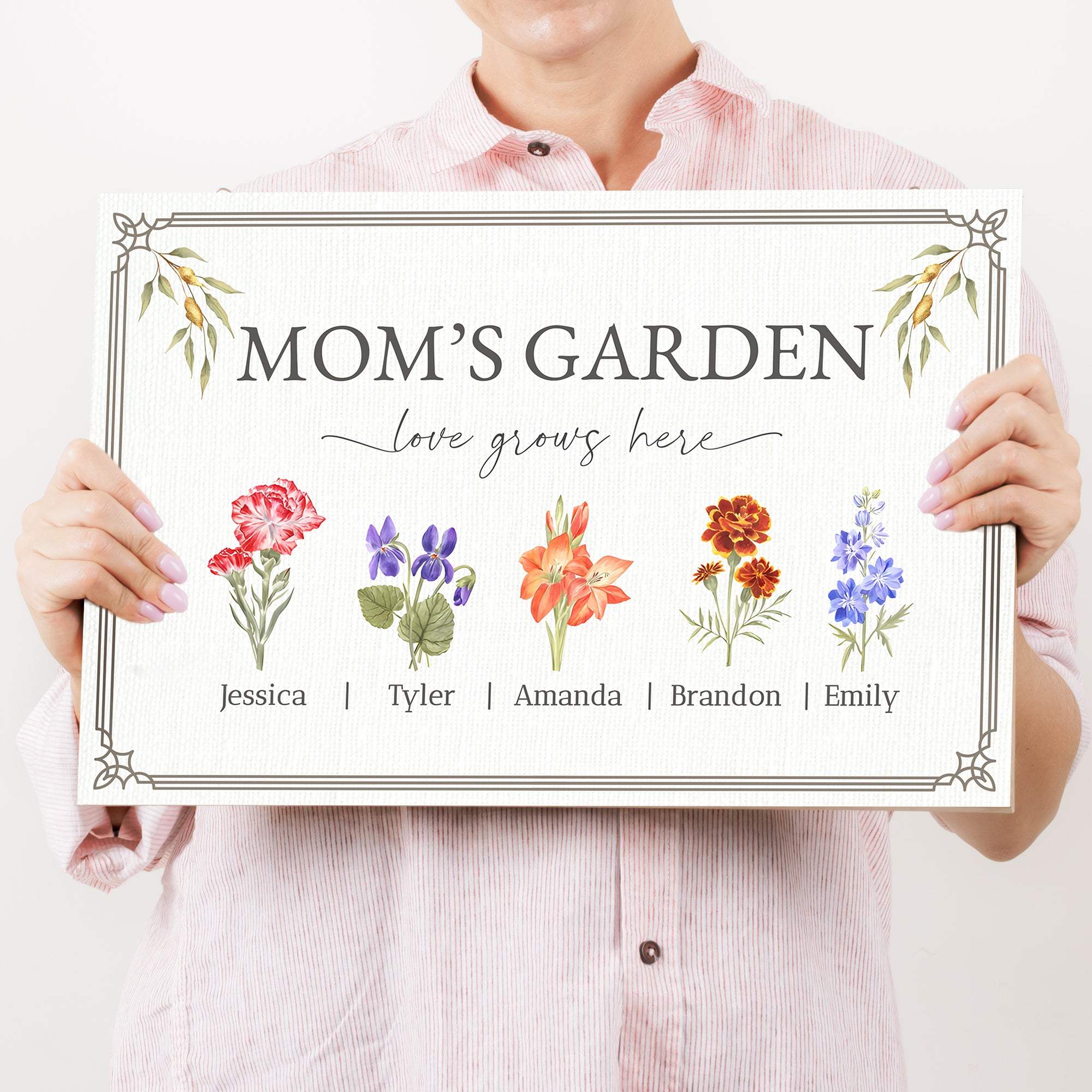 Mother's Day Sign Love Grows Here Mom's Garden - Image 2