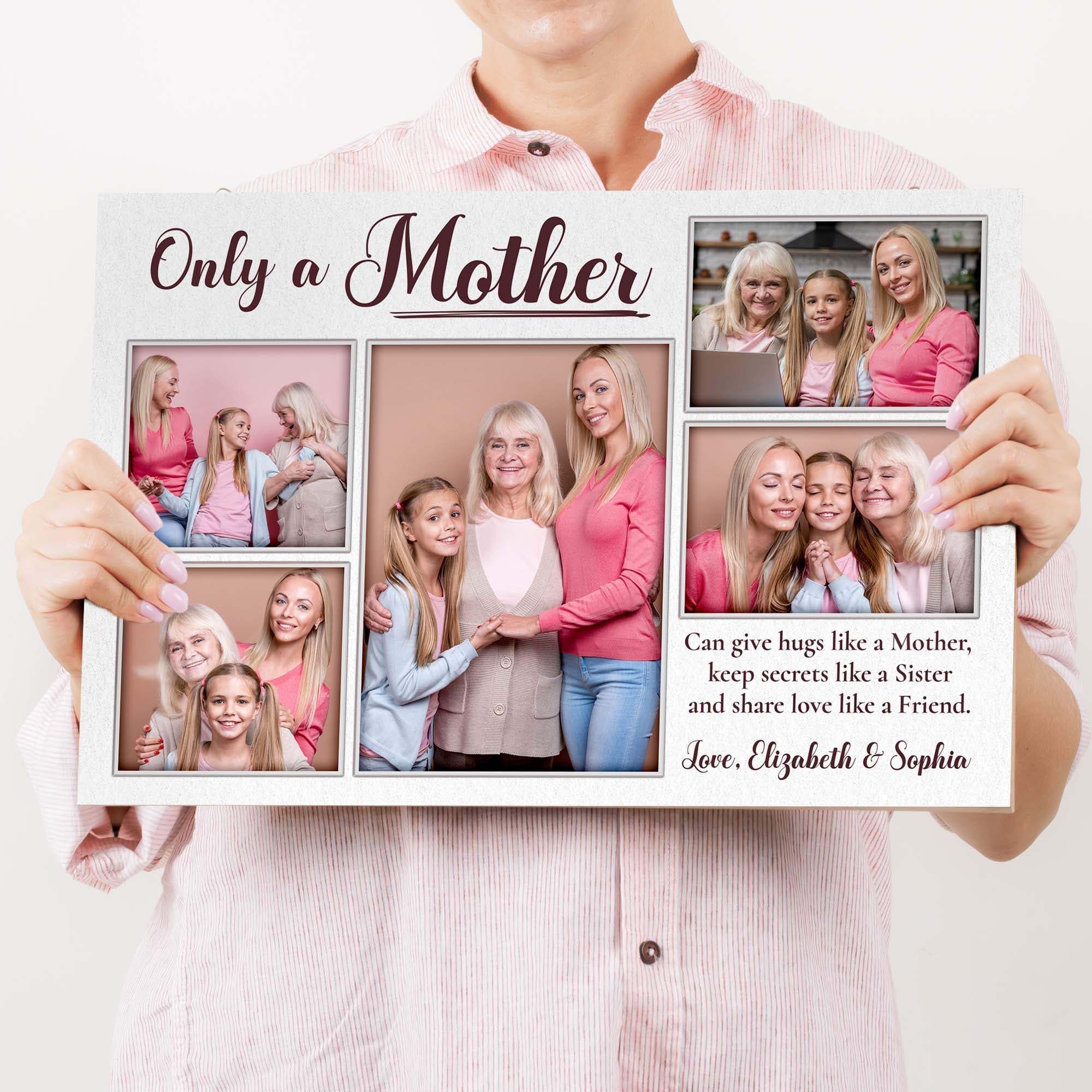 Mother's Day Sign Only A Mother - Image 2