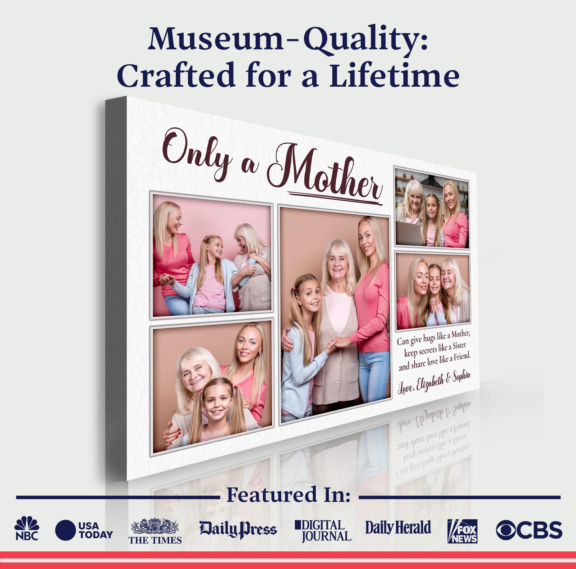 Mother's Day Sign Only A Mother - Image 4