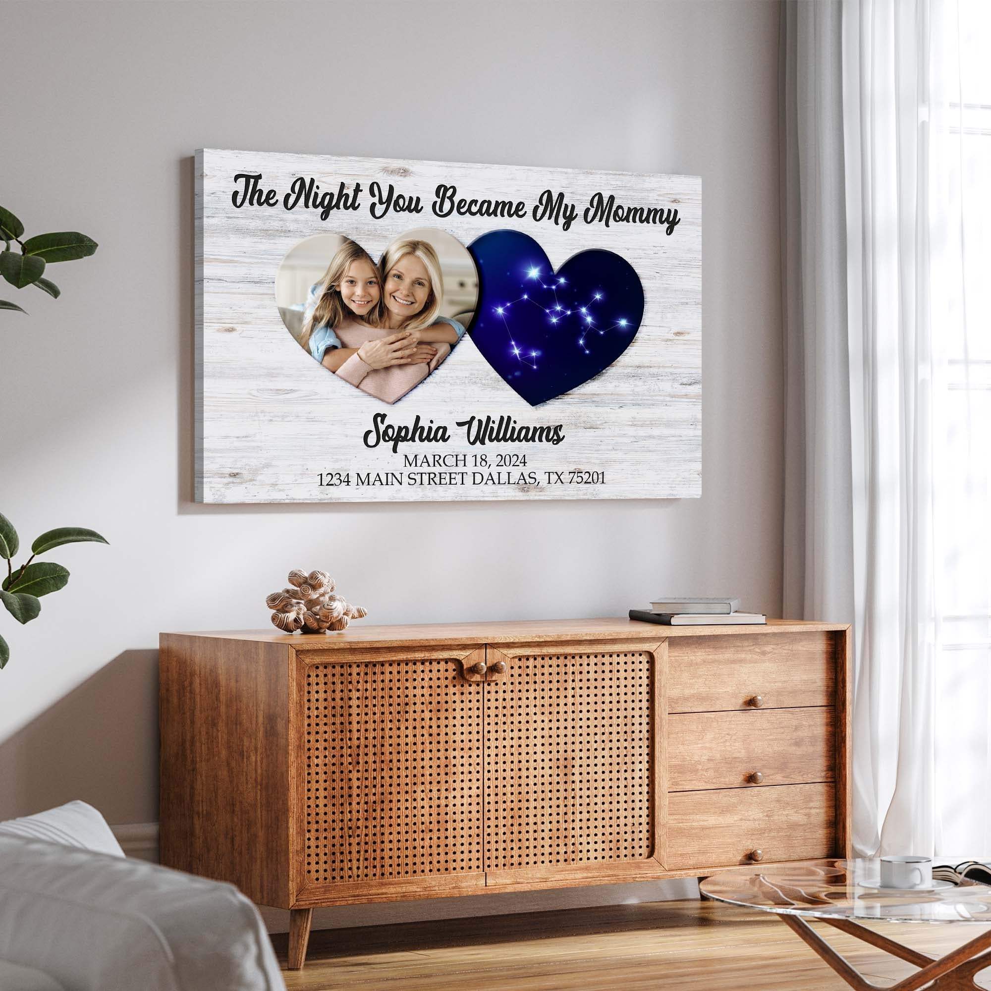 Mother's Day Sign The Night You Became My Mommy - Image 3
