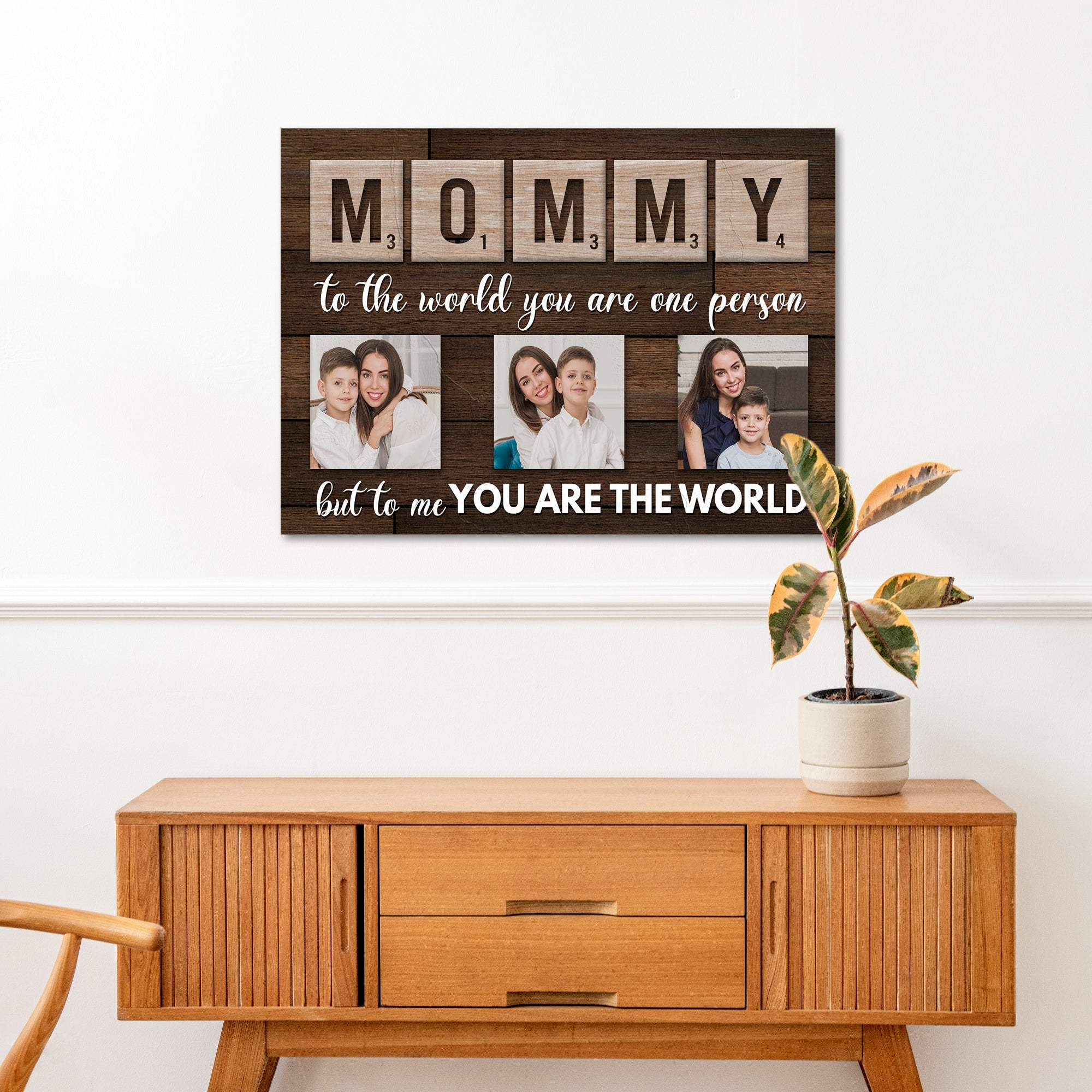Mother's Day Sign To Me You Are The World - Image 3