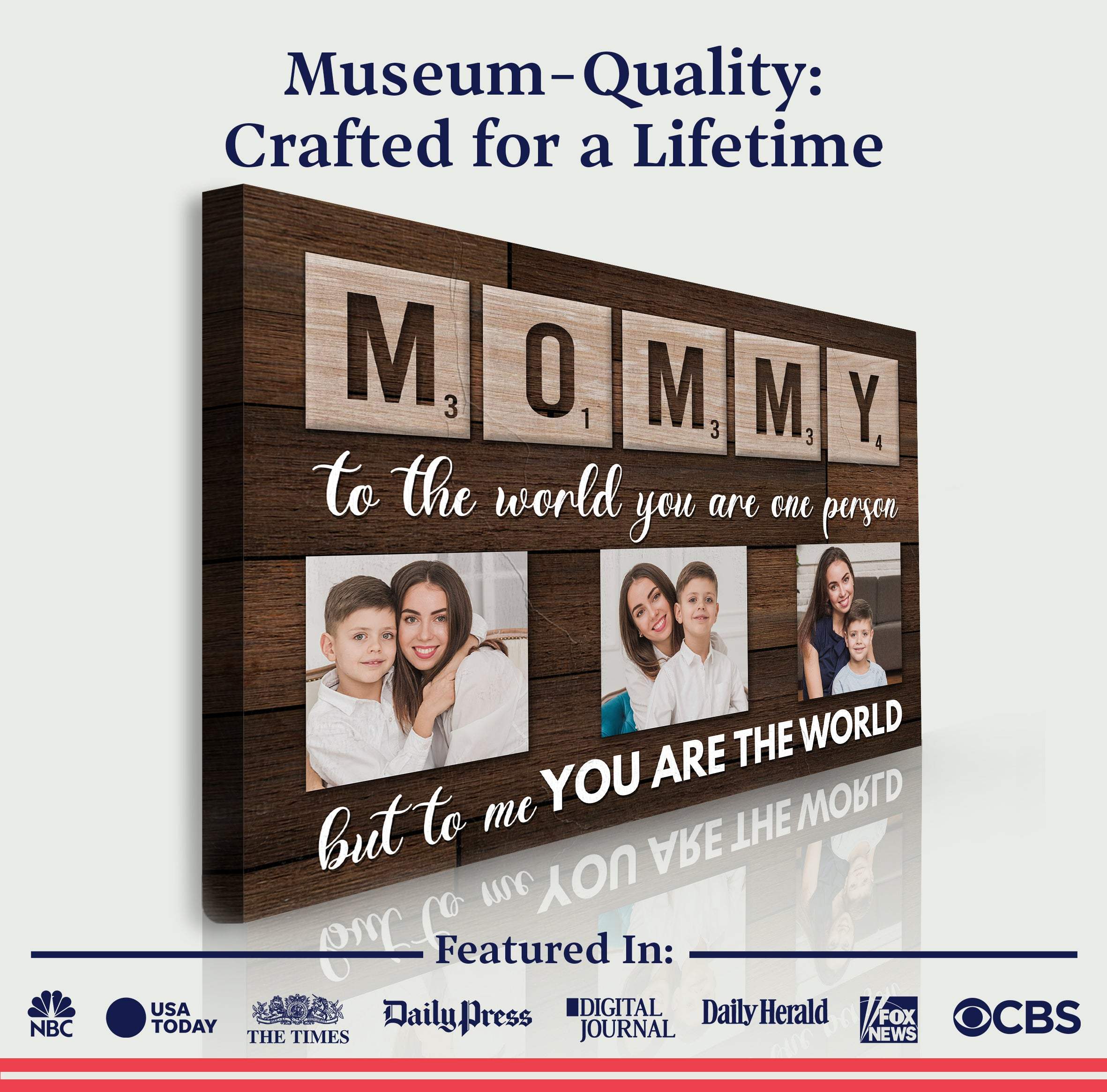 Mother's Day Sign To Me You Are The World - Image 4