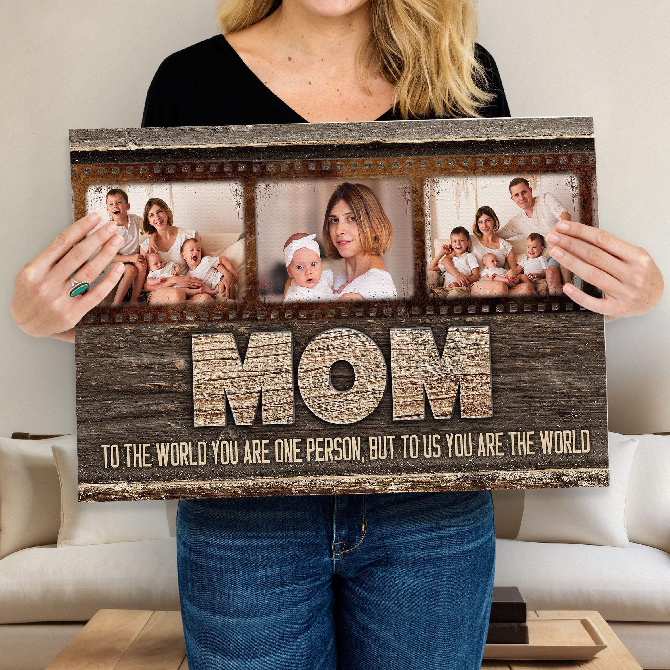 Mother's Day Sign To Us You Are The World - Image 2