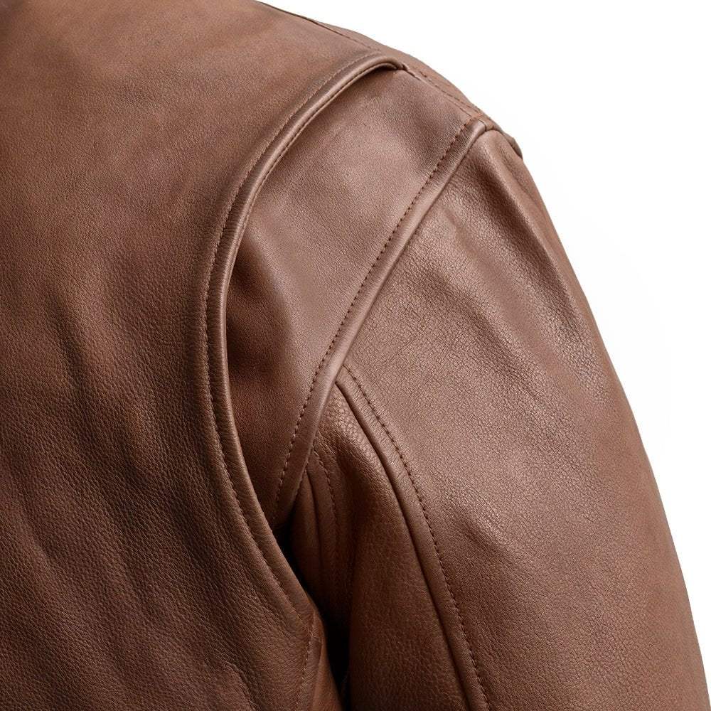 Moto Bomber - Men's Leather Jacket - Image 10