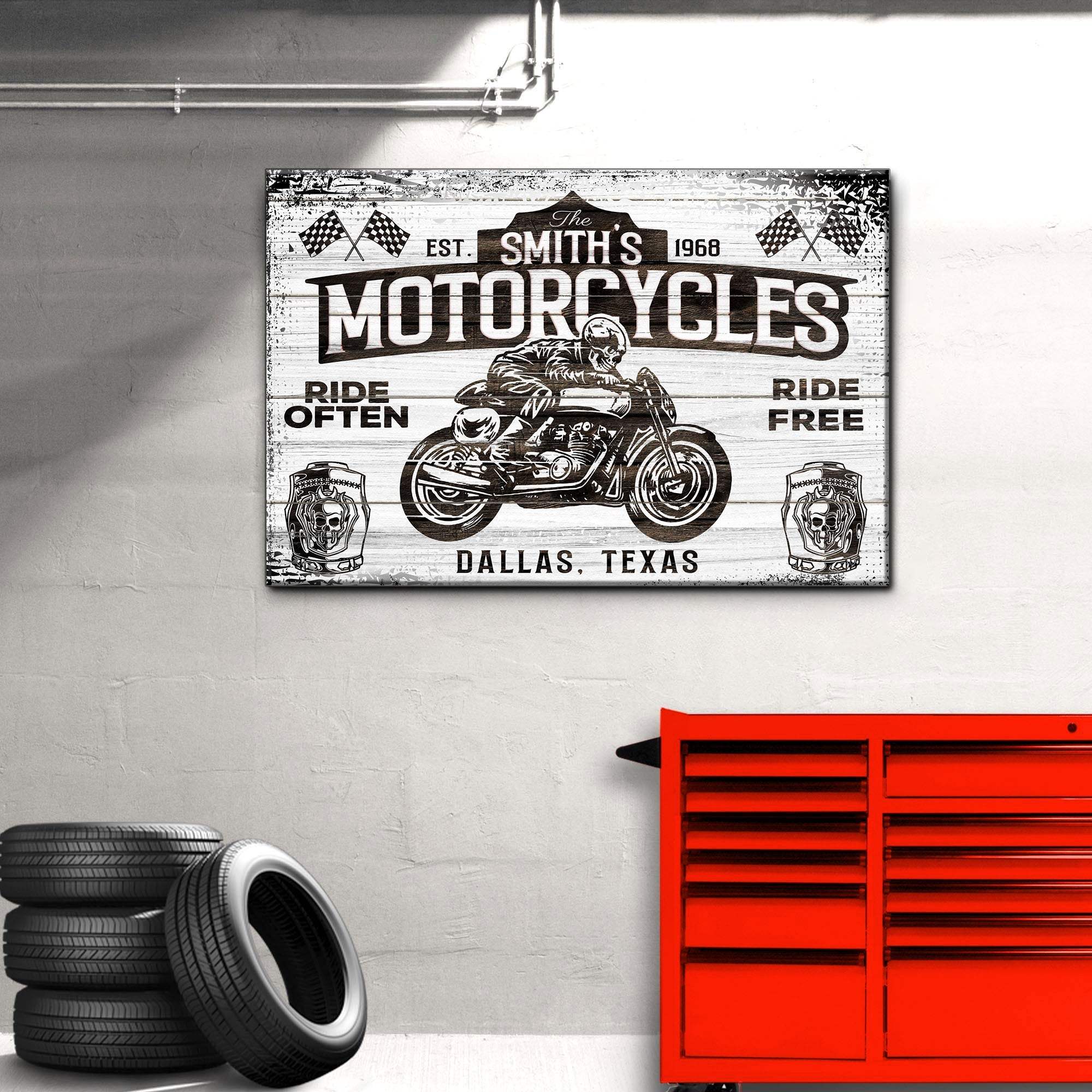 Motorcycle Ride Often Ride Free Sign - Image 3