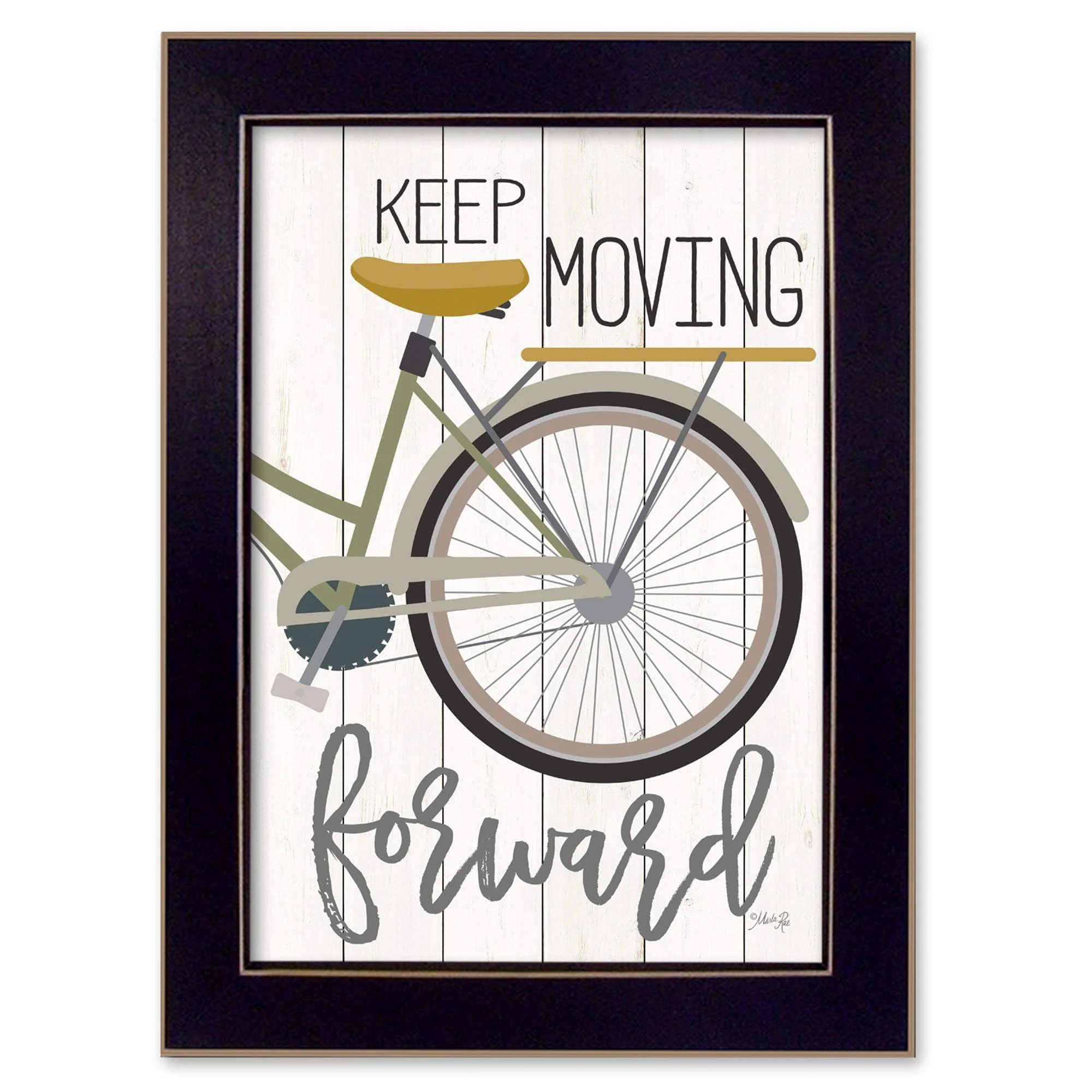 Moving Forward Black Framed Print Wall Art - Image 2
