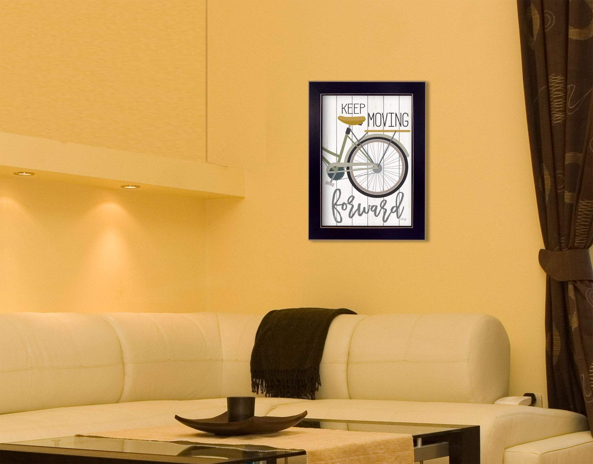 Moving Forward Black Framed Print Wall Art - Image 4