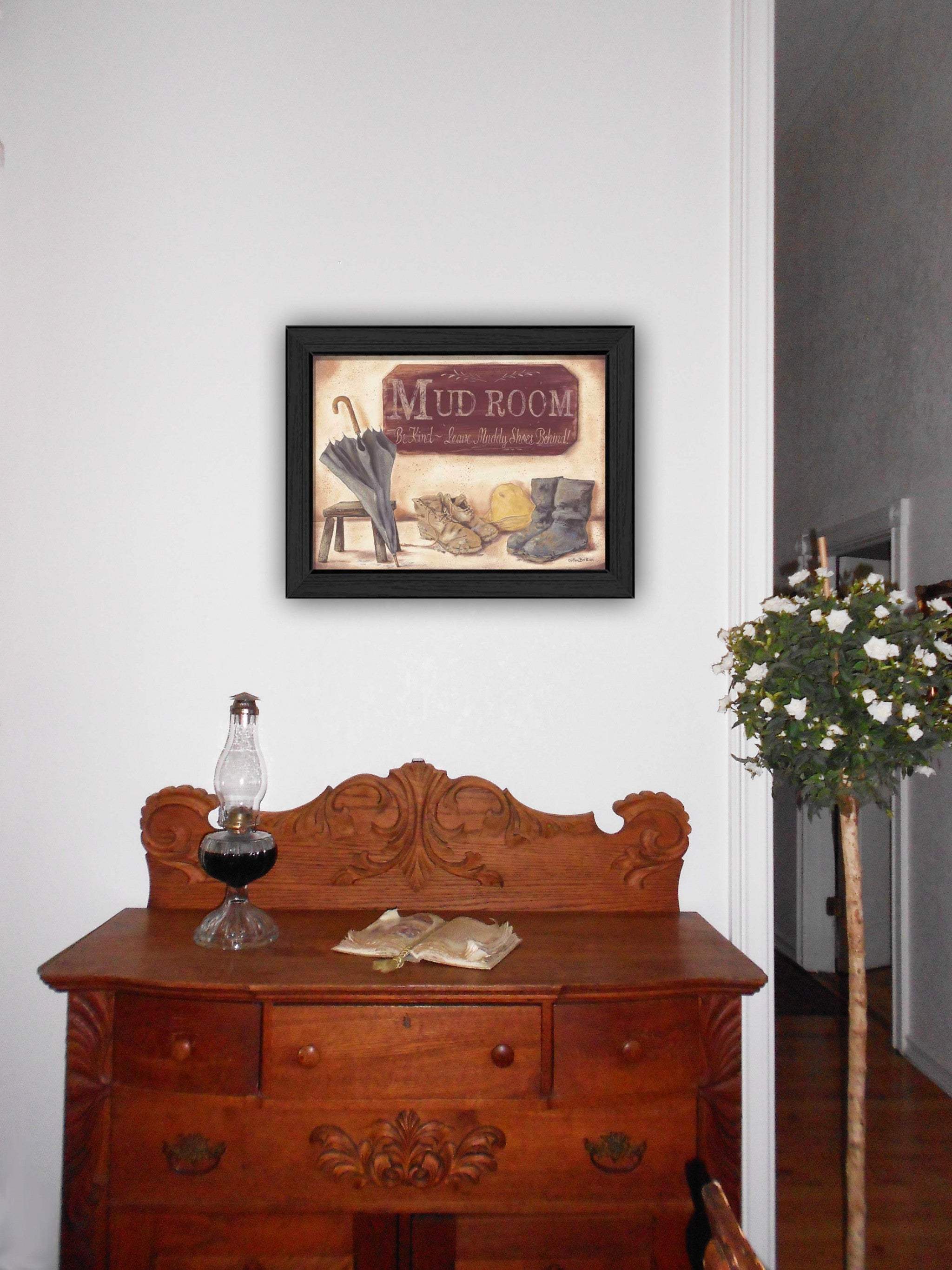 Muddy Shoes Black Framed Print Wall Art - Image 4