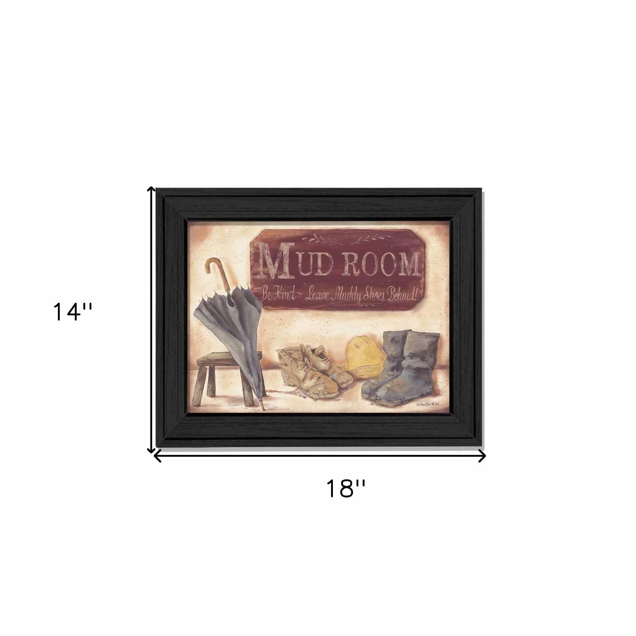 Muddy Shoes Black Framed Print Wall Art - Image 5