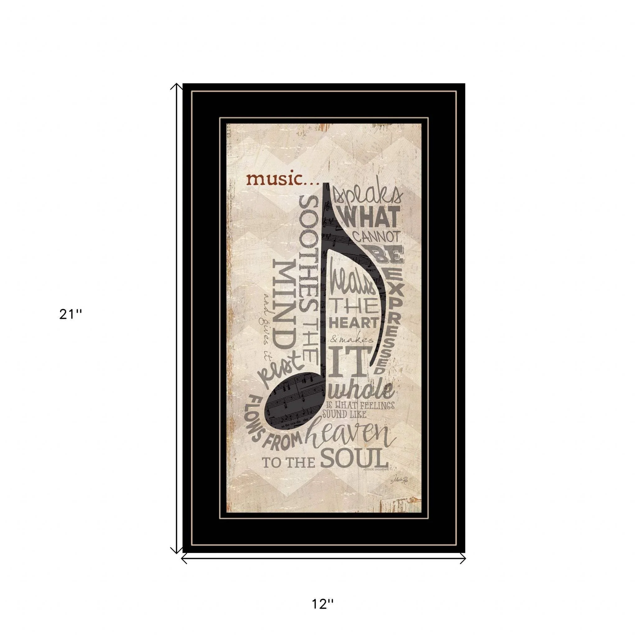 Music 5 Black Framed Print Wall Art - Image 5