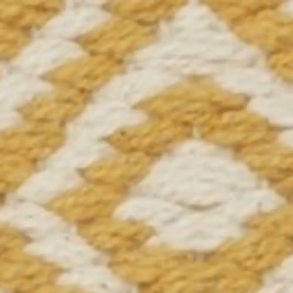 Mustard Diamond Patterned Throw Pillow - Image 4