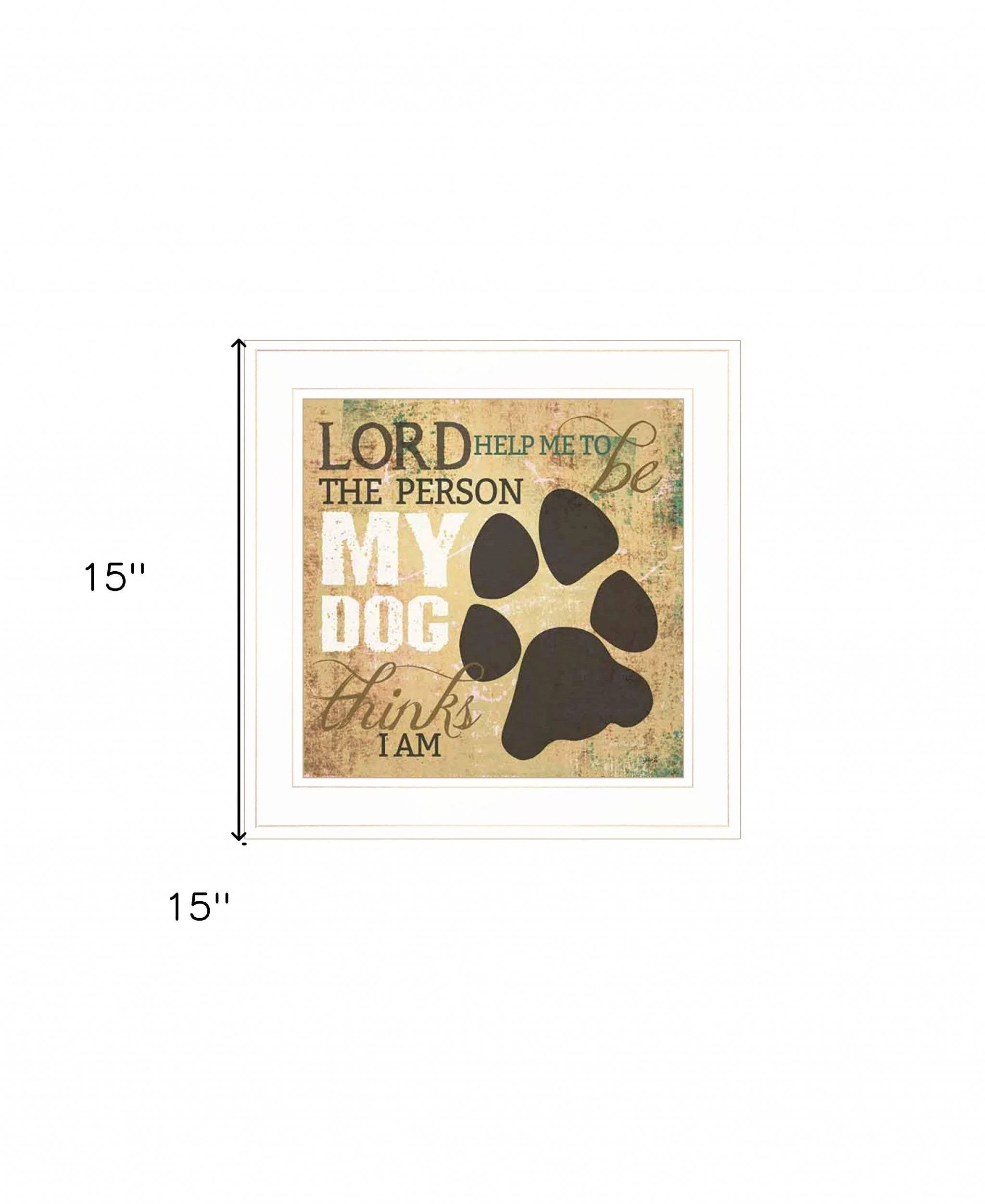My Dog 1 White Framed Print Wall Art - Image 6