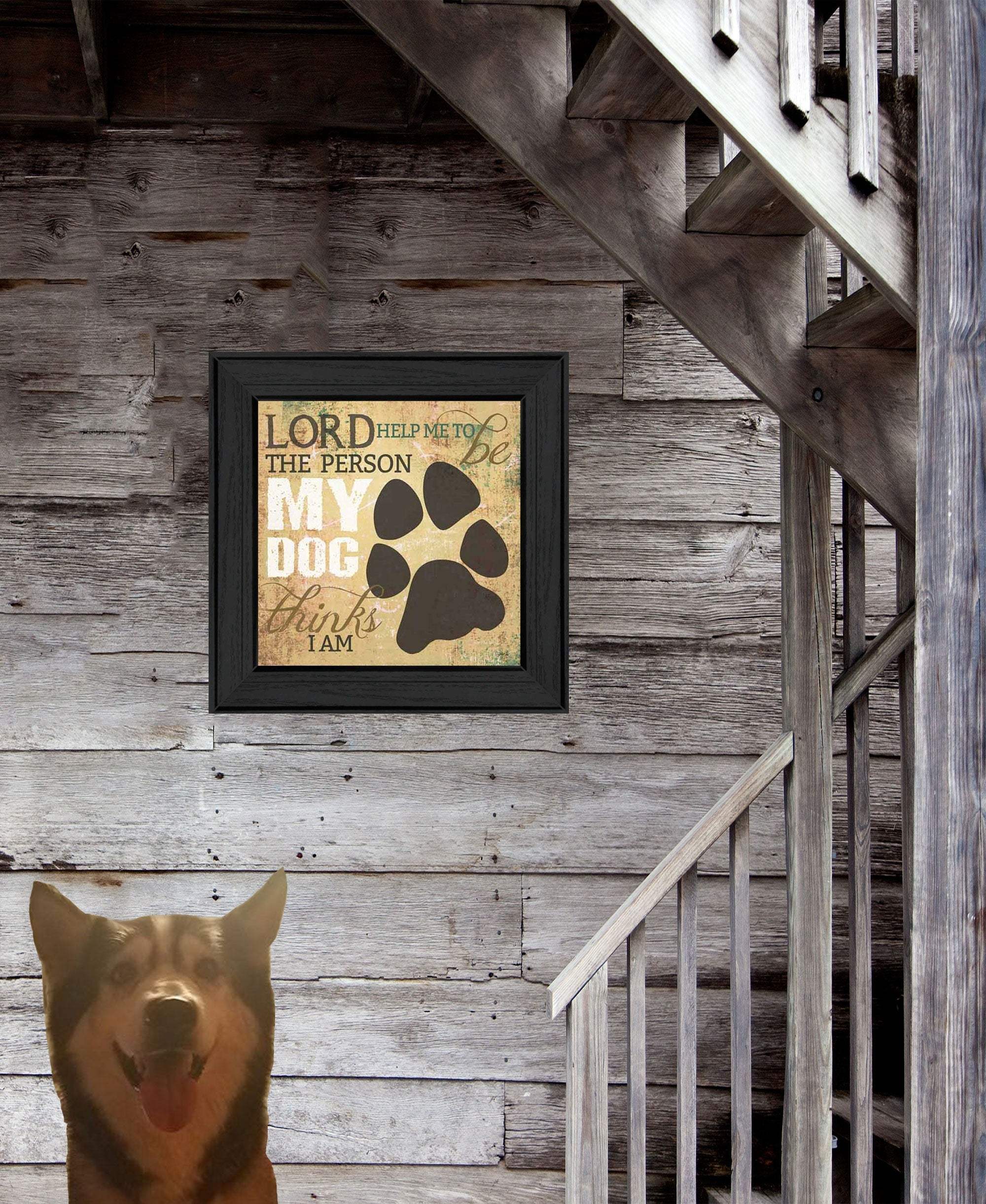 My Dog 2 Black Framed Print Wall Art - Image 5