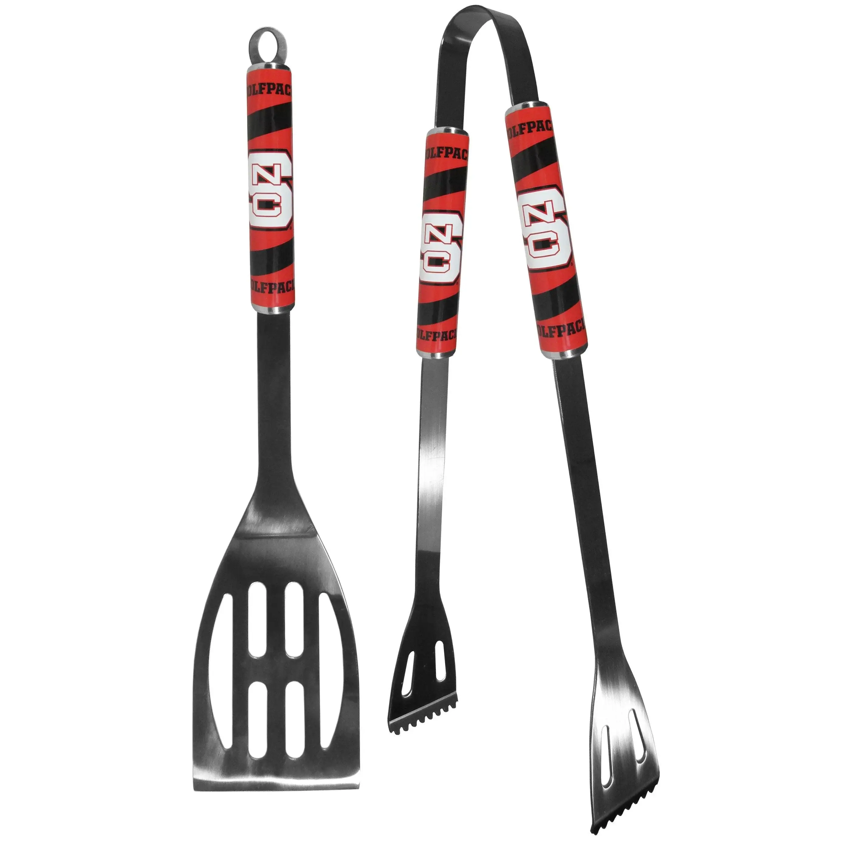 N. Carolina St. Wolfpack 2 pc Steel BBQ Tool Set