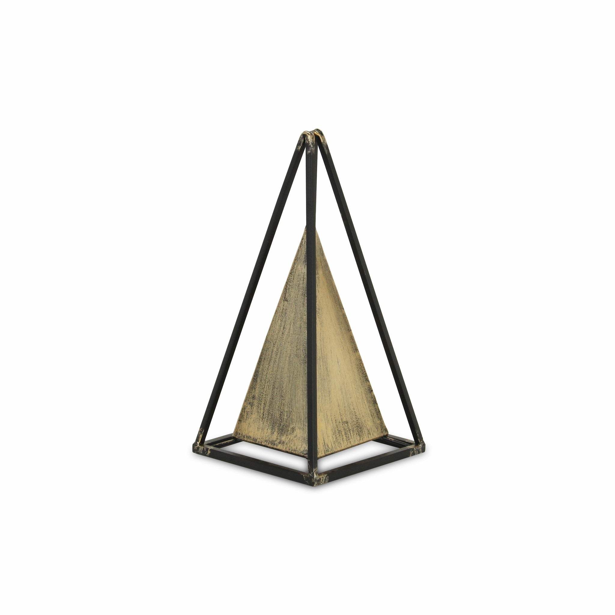 Narrow Metal Triangular Decorative Sculpture - Image 5
