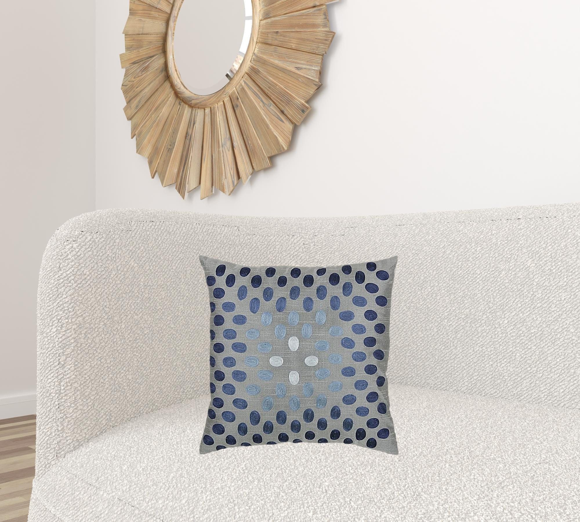 natural  18" x 18" Poly Filled Pillow - Image 2