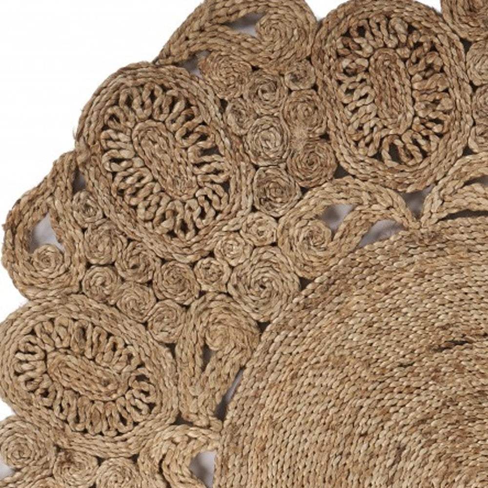 Natural Bloom Boutique Jute Rug - Image 2