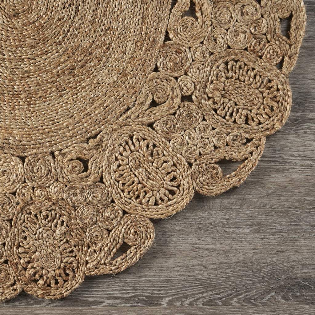 Natural Bloom Boutique Jute Rug - Image 7