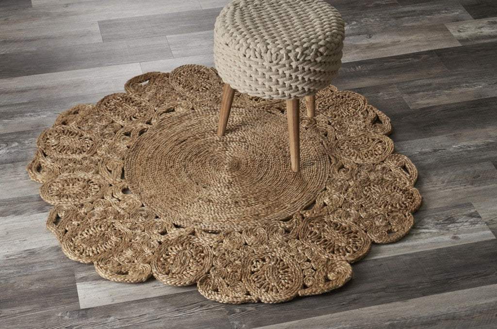 Natural Bloom Boutique Jute Rug - Image 8