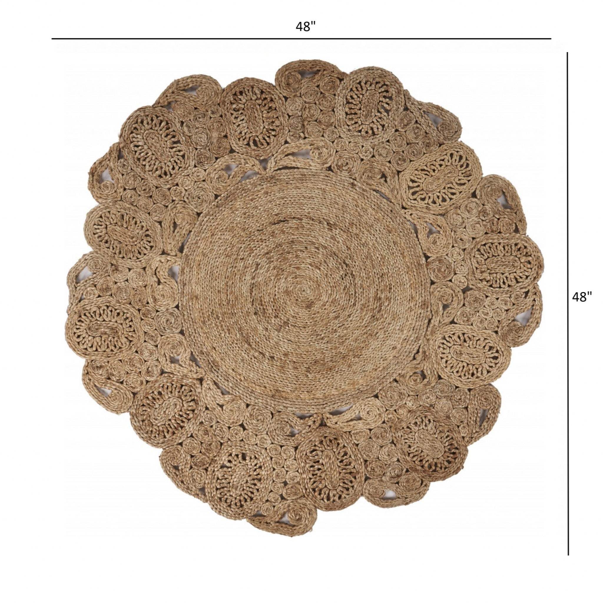 Natural Bloom Boutique Jute Rug - Image 9