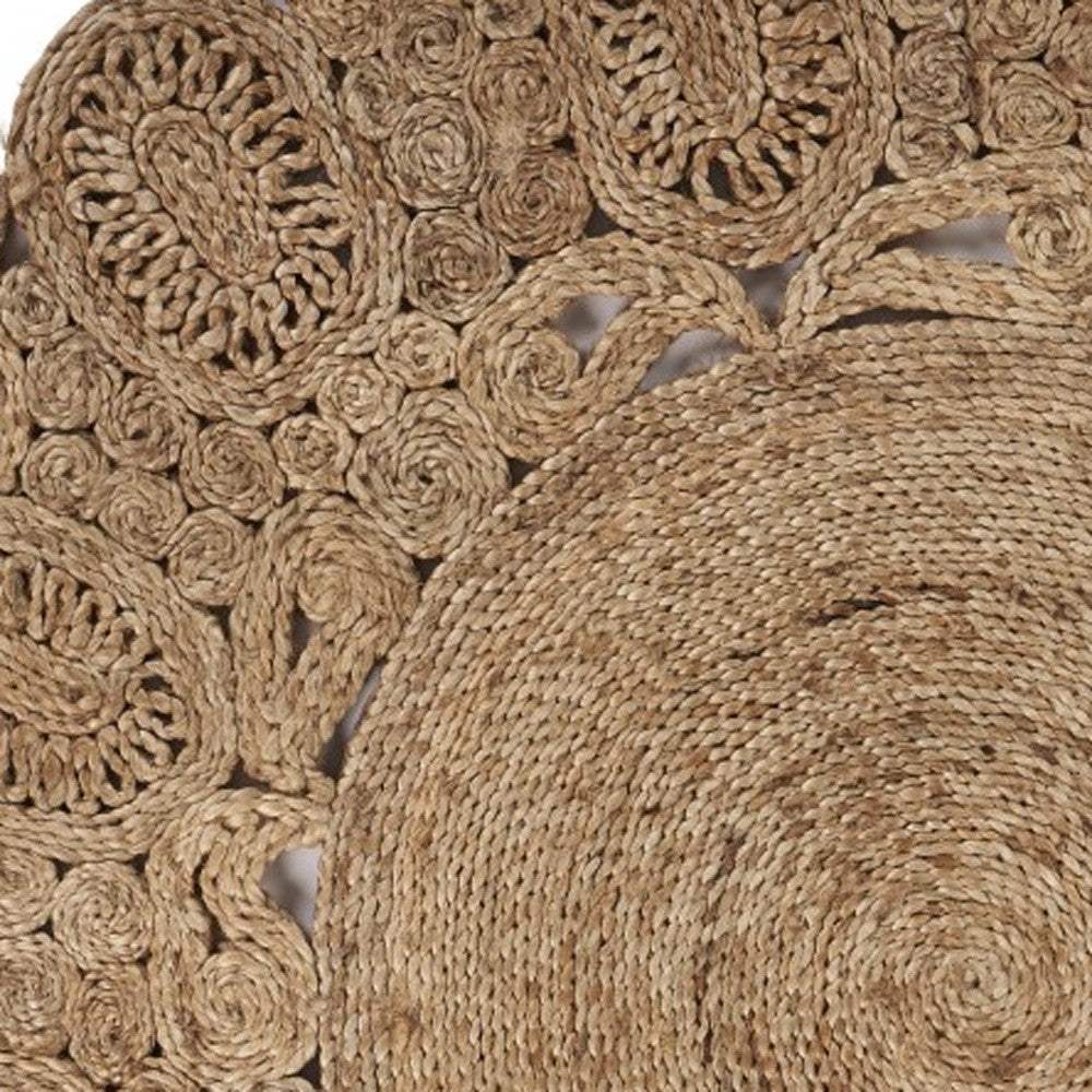 Natural Bloom Boutique Jute Rug - Image 2