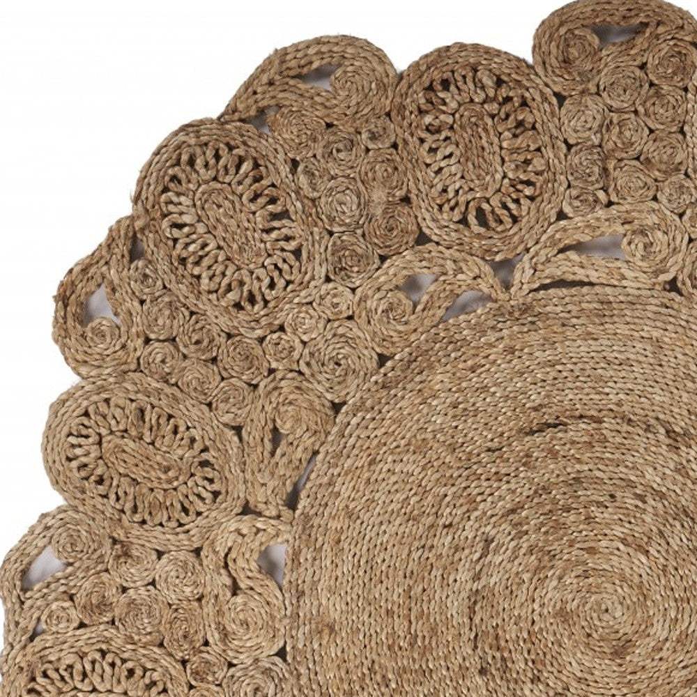 Natural Bloom Boutique Jute Rug - Image 3