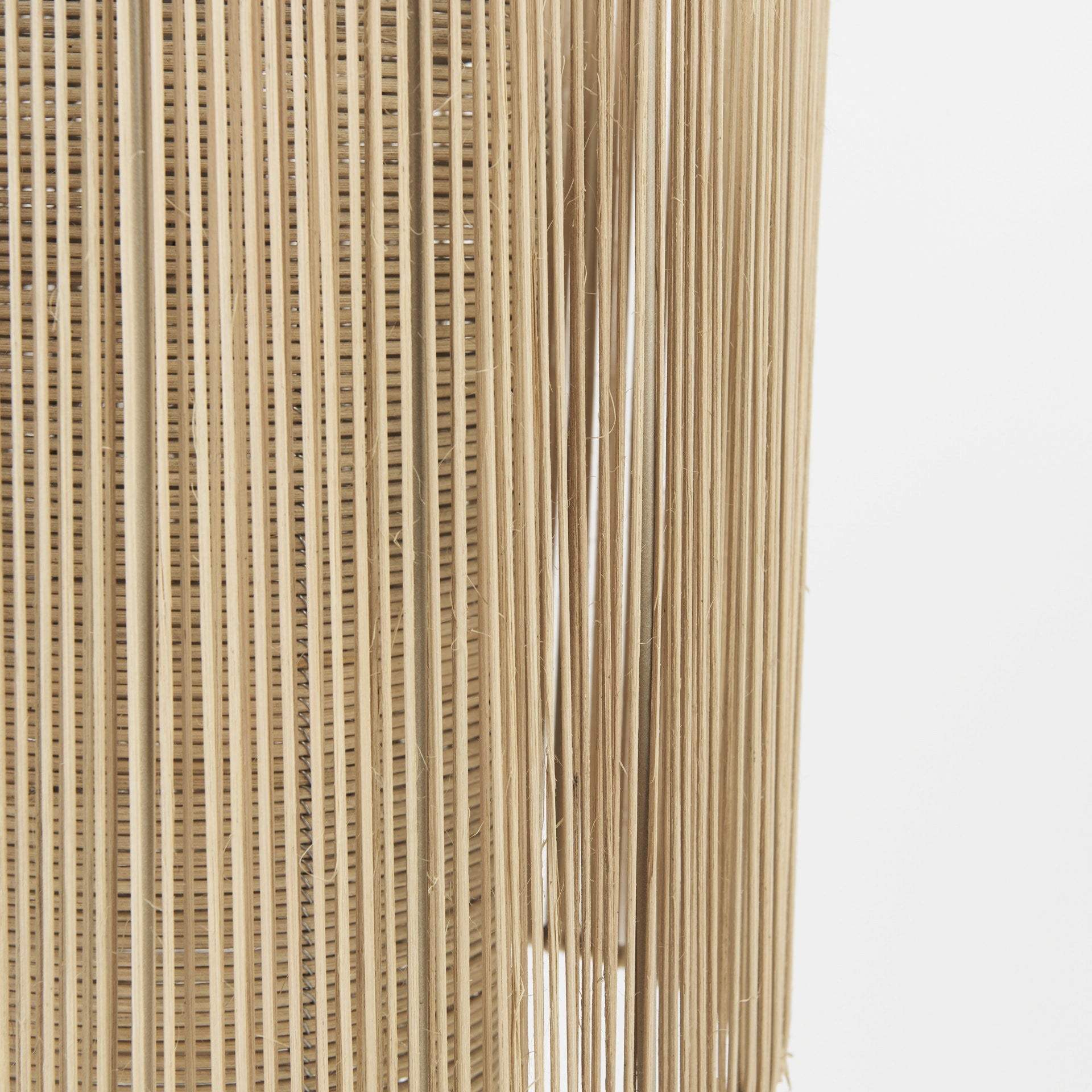 Natural Cane Cylindrical Hanging Pendant Light - Image 8