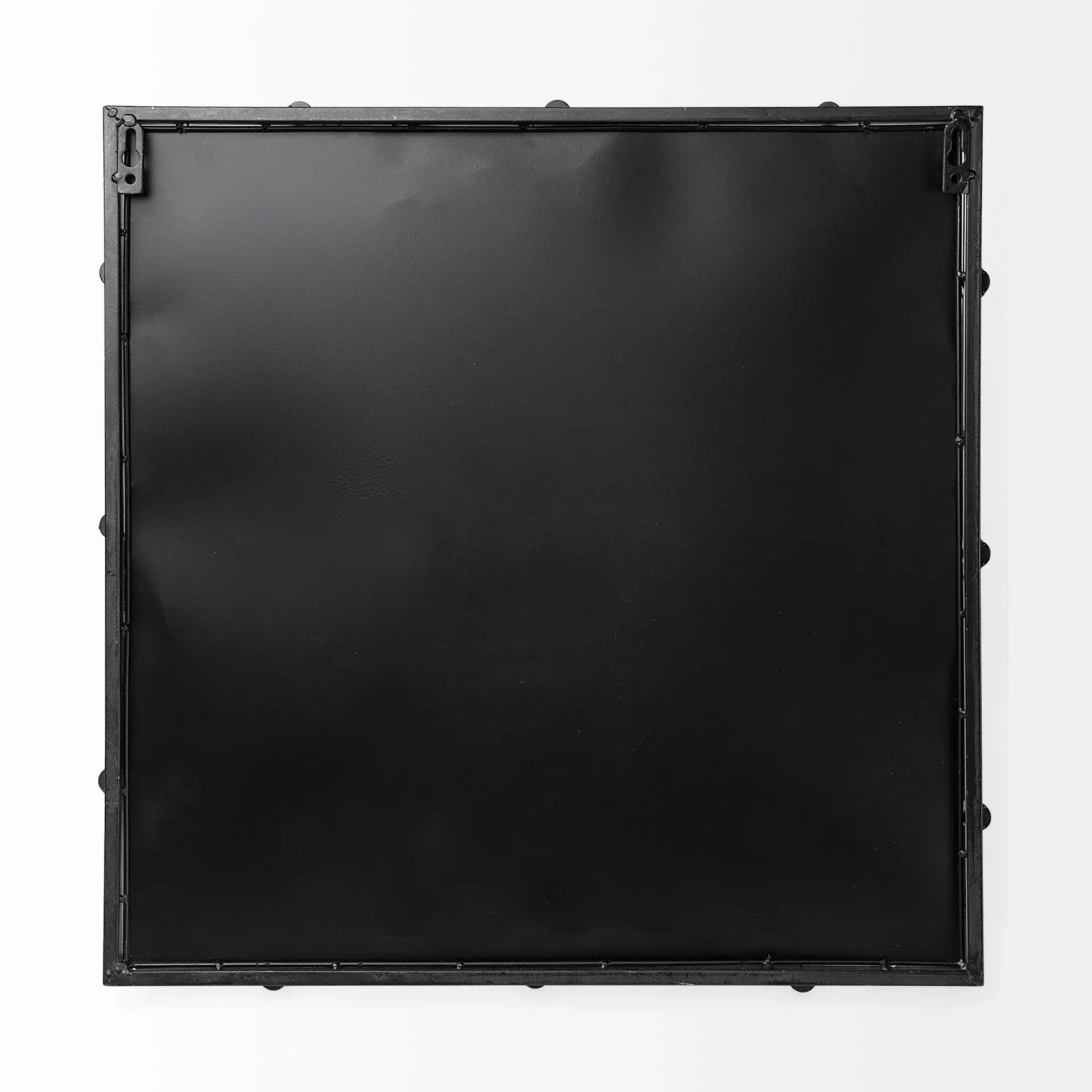 Natural Finish Metal With Mirrored Glass Bottom And Railing Handle Tray - Image 5