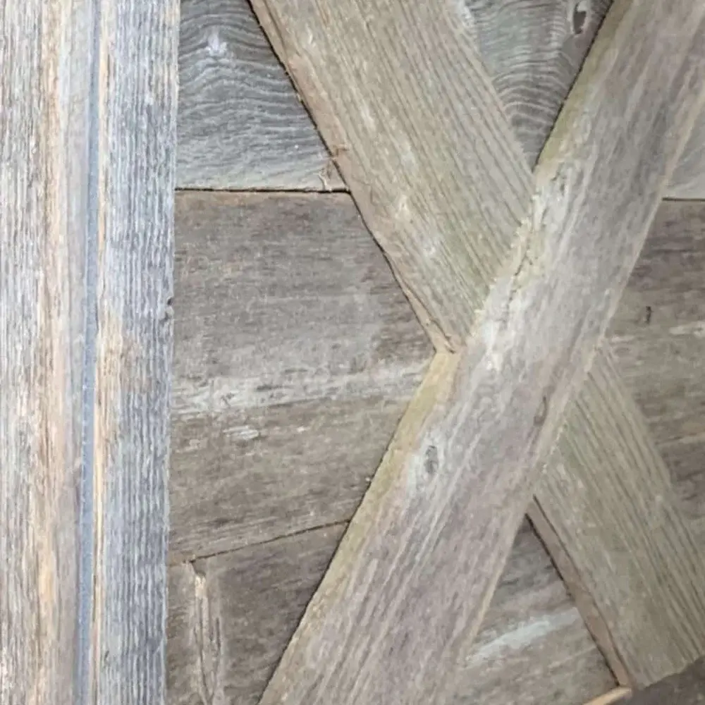 Natural Weathered And Gray Wood Ornamental Wall Decor - Image 2