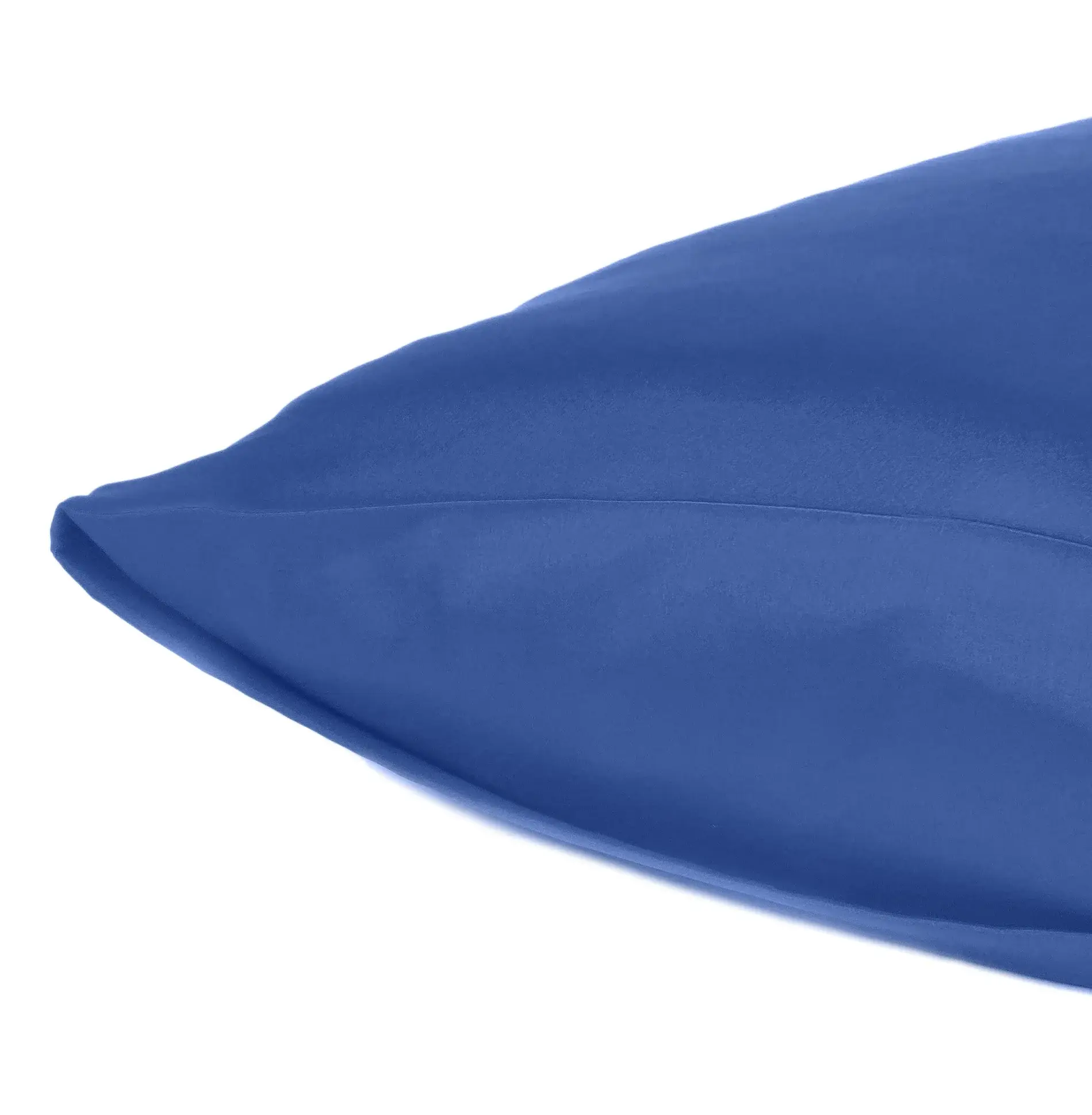 Navy Blue Dreamy Set Of 2 Silky Satin Standard Pillowcases - Image 5