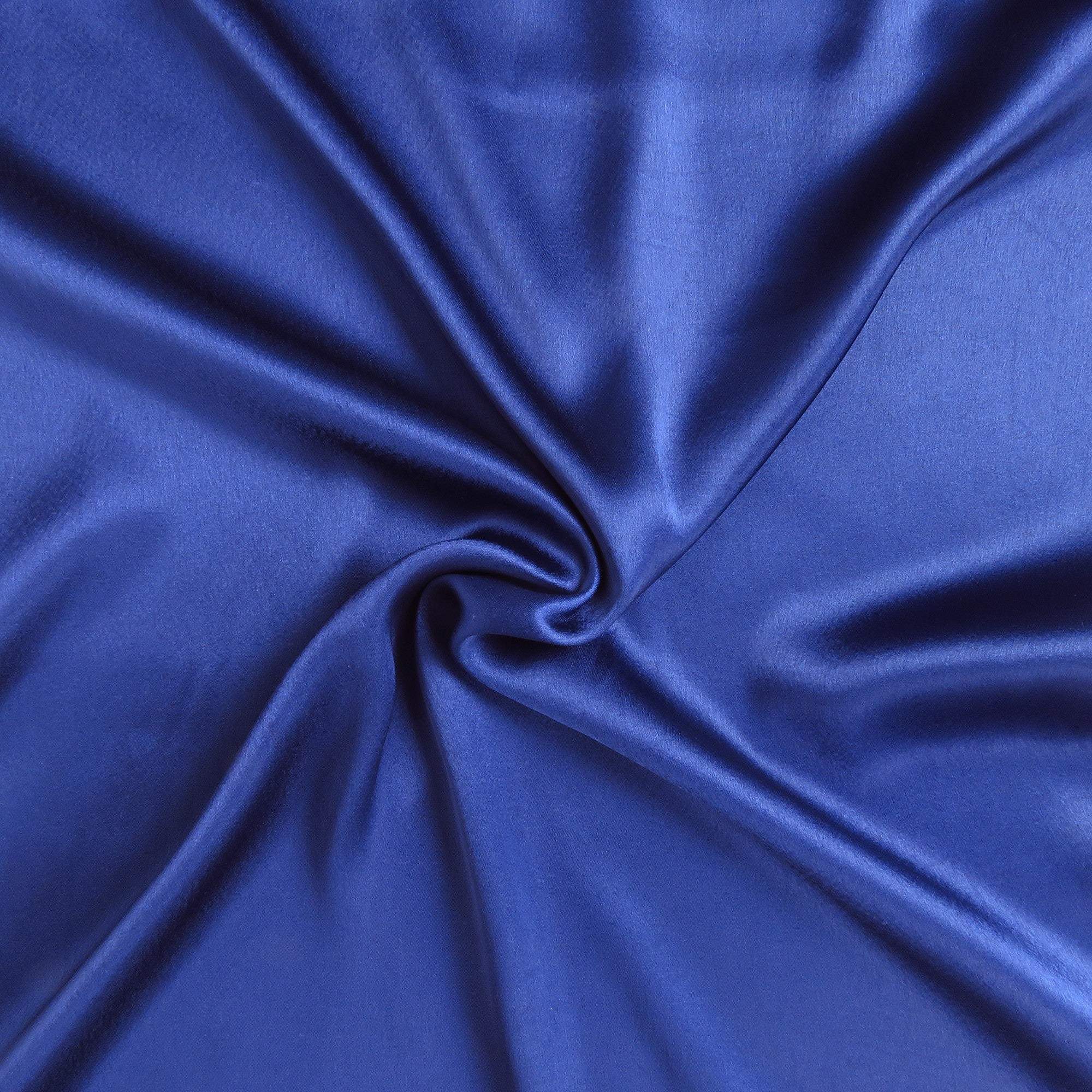Navy Blue Dreamy Set Of 2 Silky Satin Standard Pillowcases - Image 9