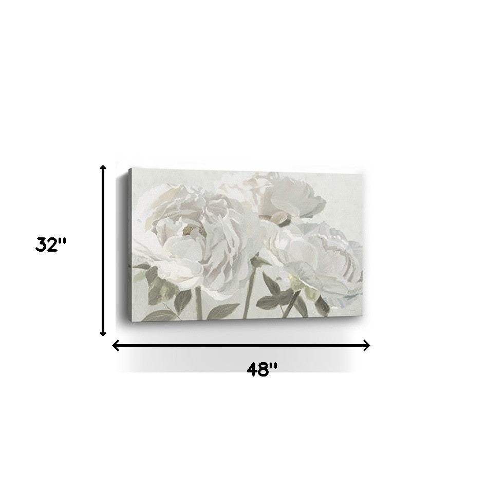 Neutral Flowers In Bloom Unframed Print Wall Art - Image 5