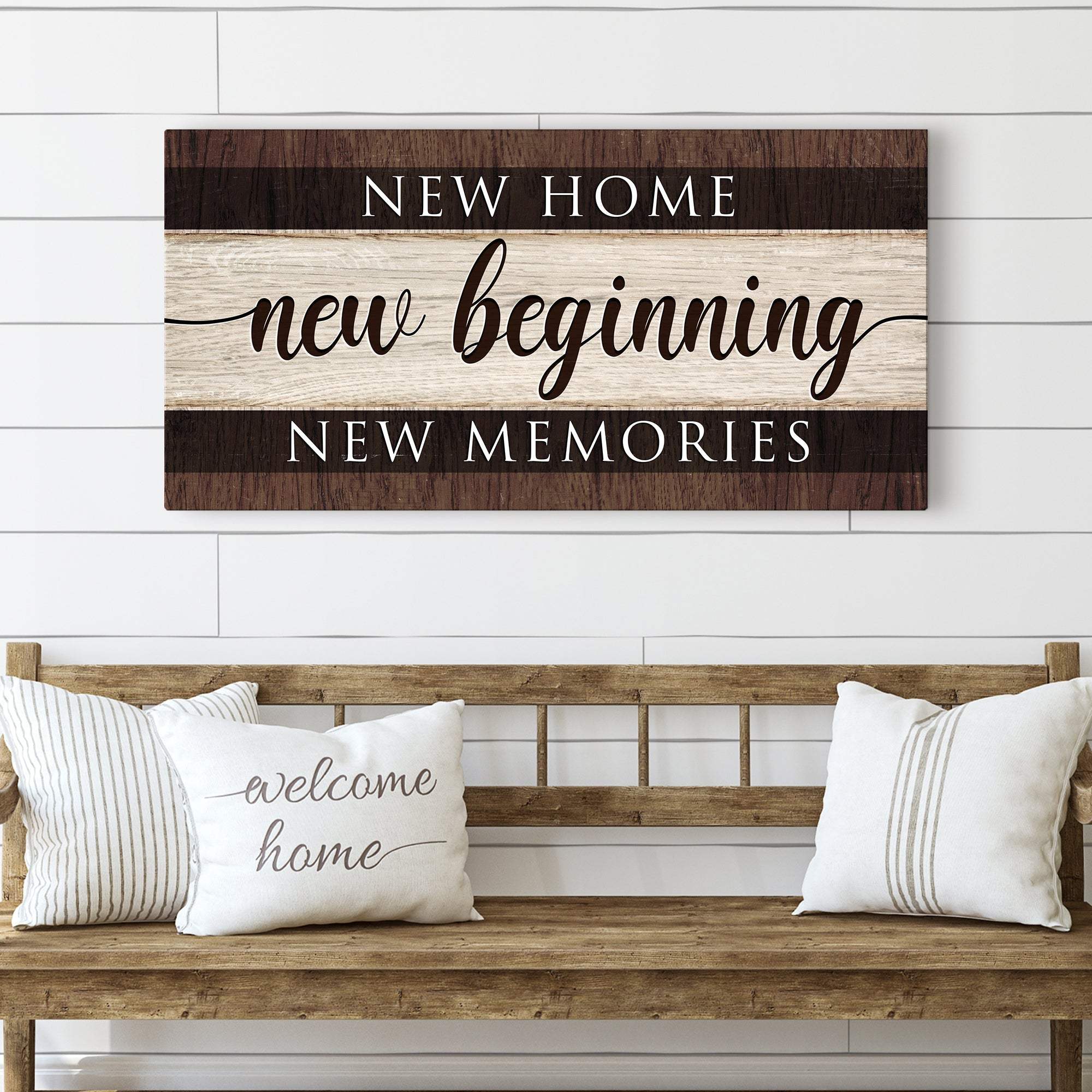 New Home New Beginning New Memories Sign III - Image 3