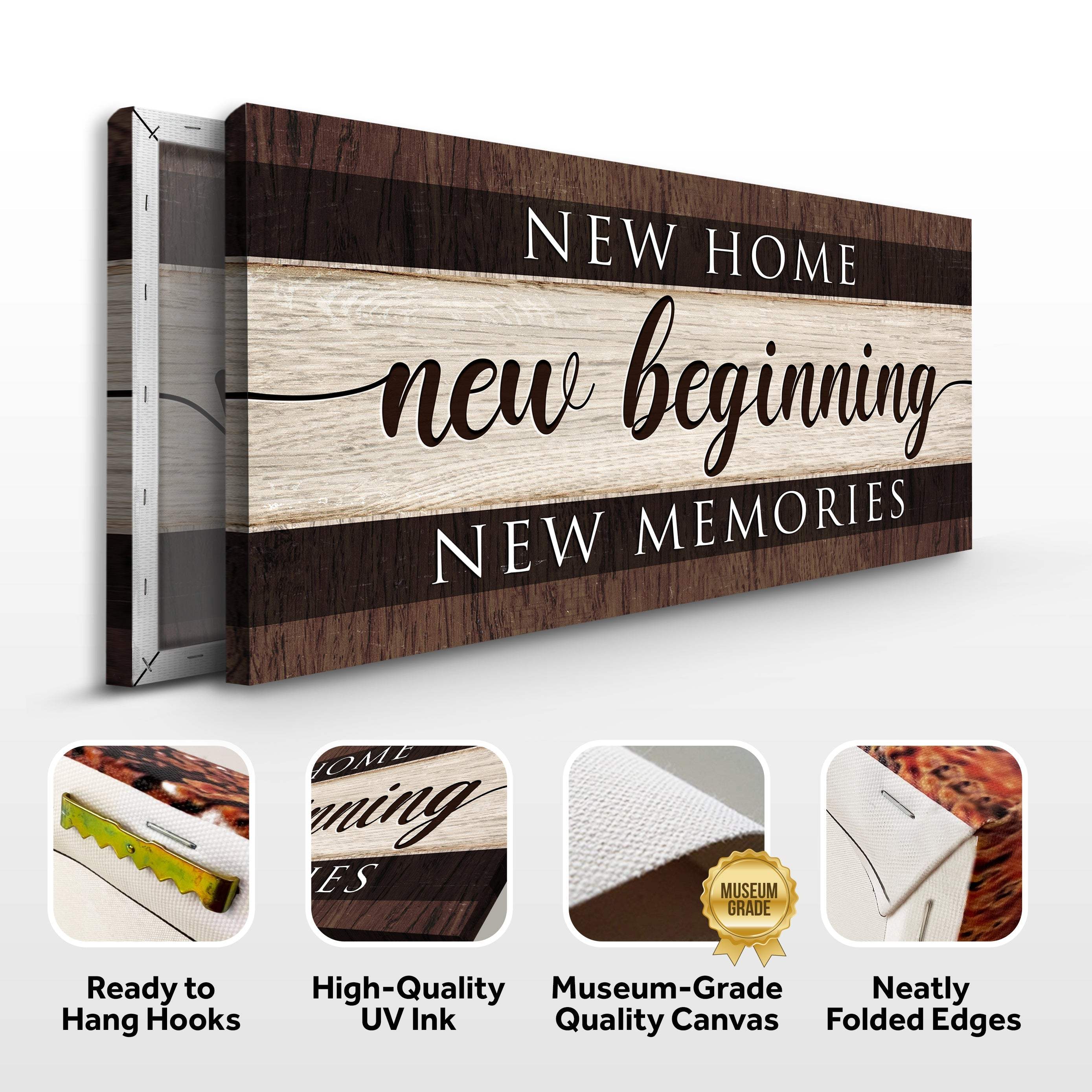 New Home New Beginning New Memories Sign III - Image 6