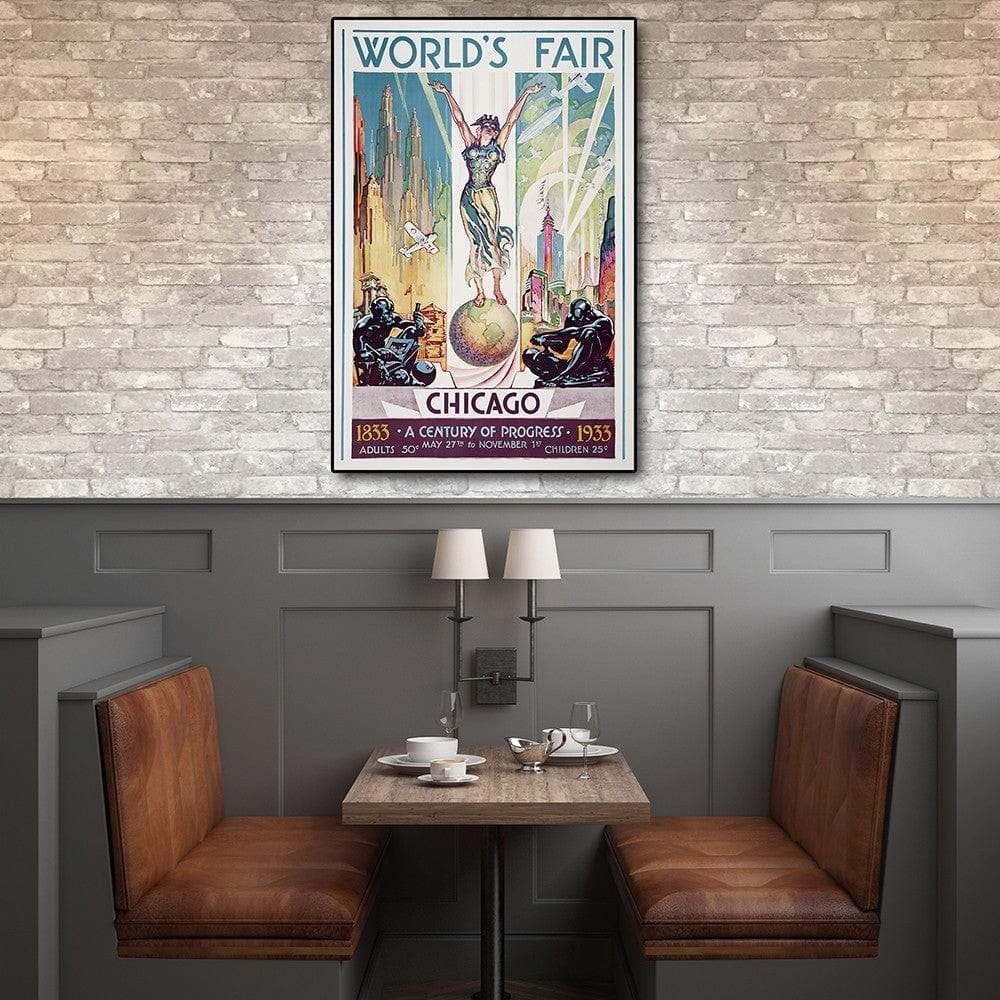 New York 1939 World's Fair Vintage Travel Unframed Print Wall Art - Image 6
