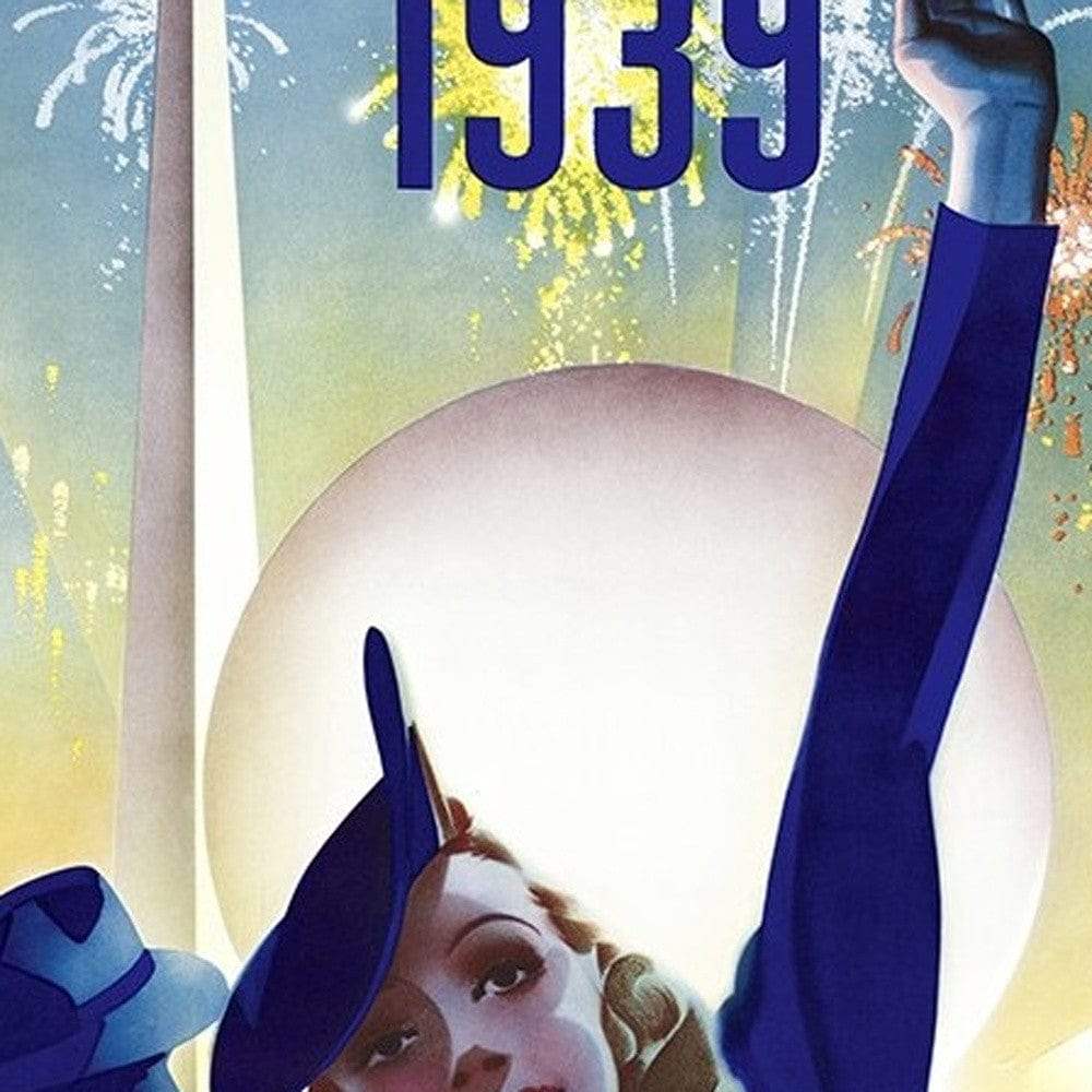 New York 1939 World's Fair Vintage Travel Unframed Print Wall Art - Image 4