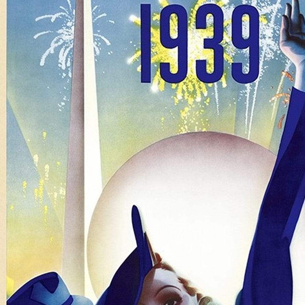 New York 1939 World's Fair Vintage Travel Unframed Print Wall Art - Image 4