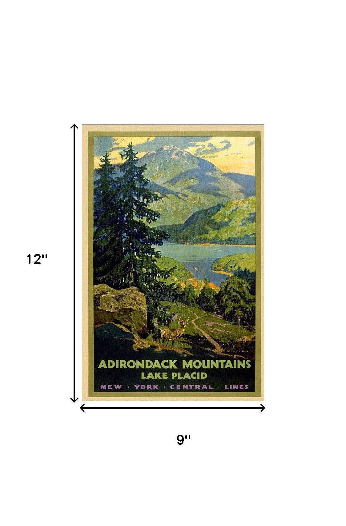 New York Railroad Vintage Travel Unframed Print Wall Art - Image 8