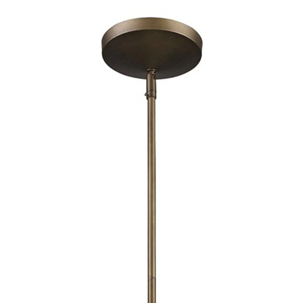 Newport 1-Light Tin Coated Pendant With Raw Brass Interior Shade And Louver - Image 4